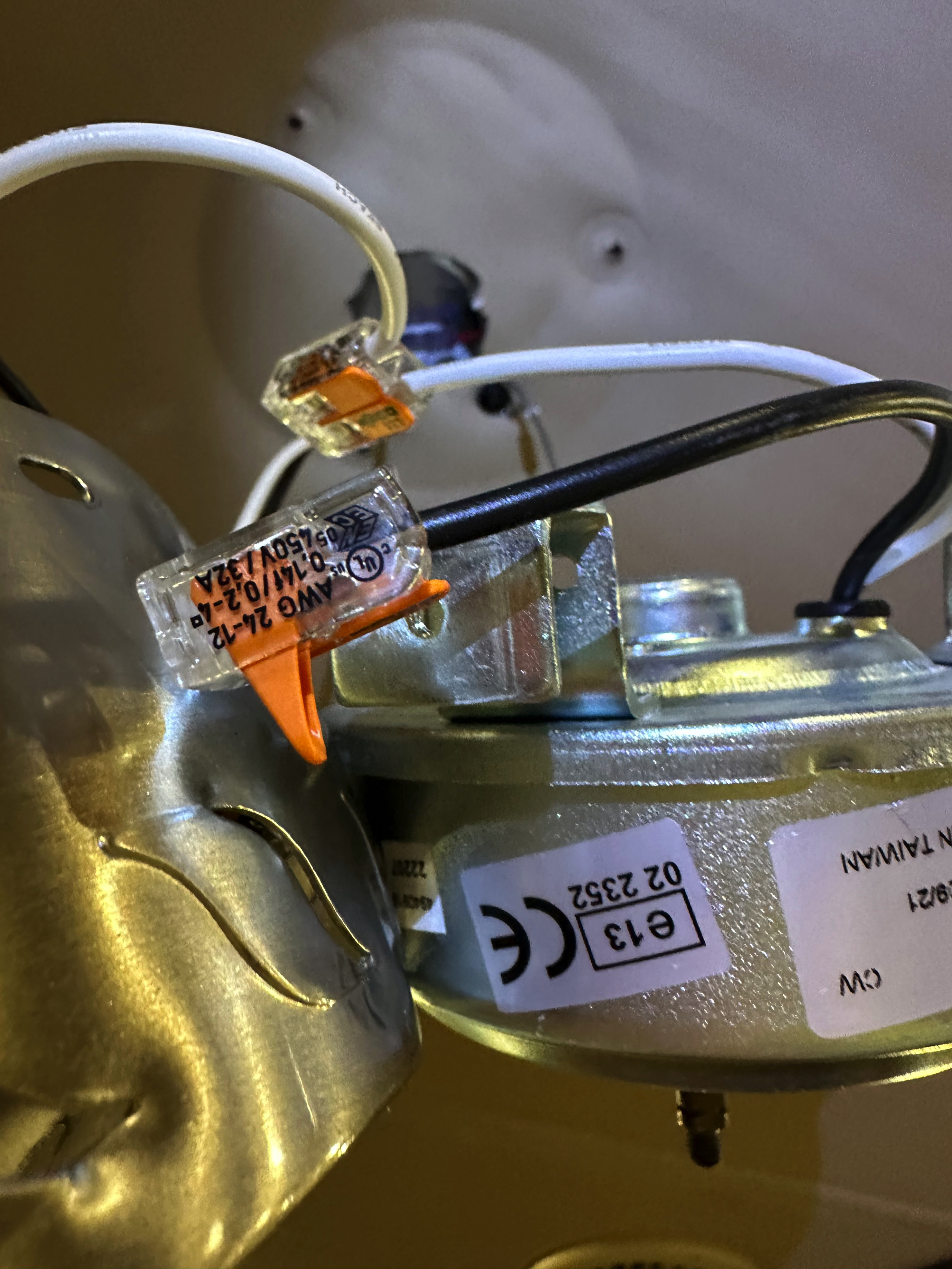 Ceiling fan motor replacement