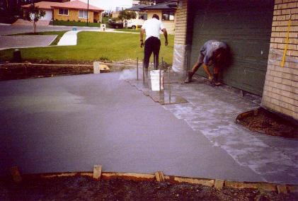 Driveway stamping