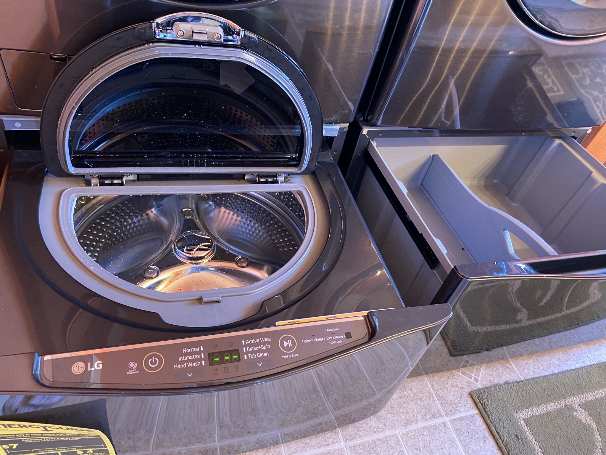 Mini washer and drawer