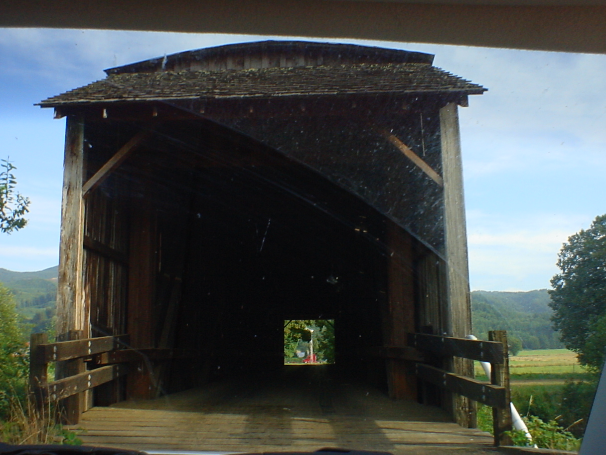 Approaching the bridge