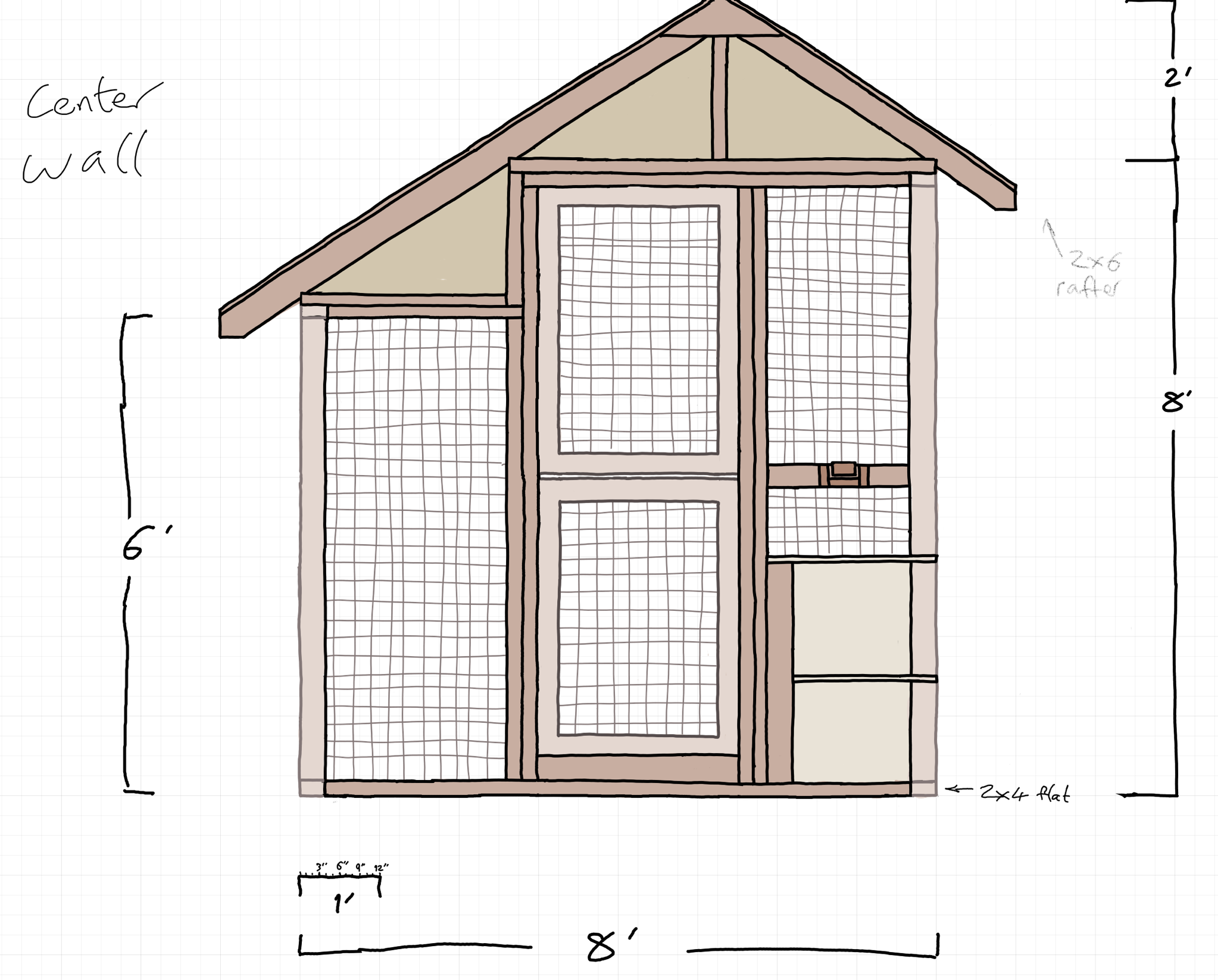 Chicken coop design