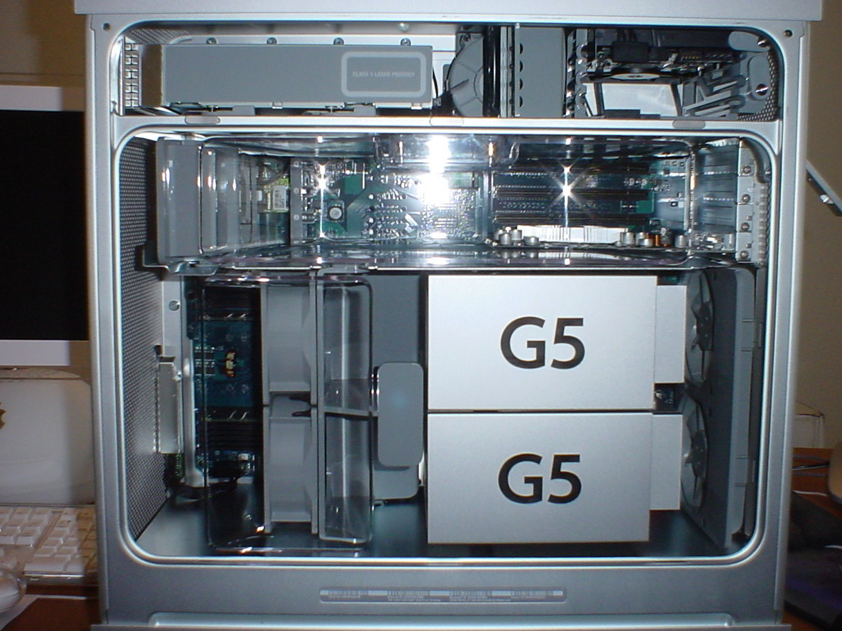 Power Mac G5 side open