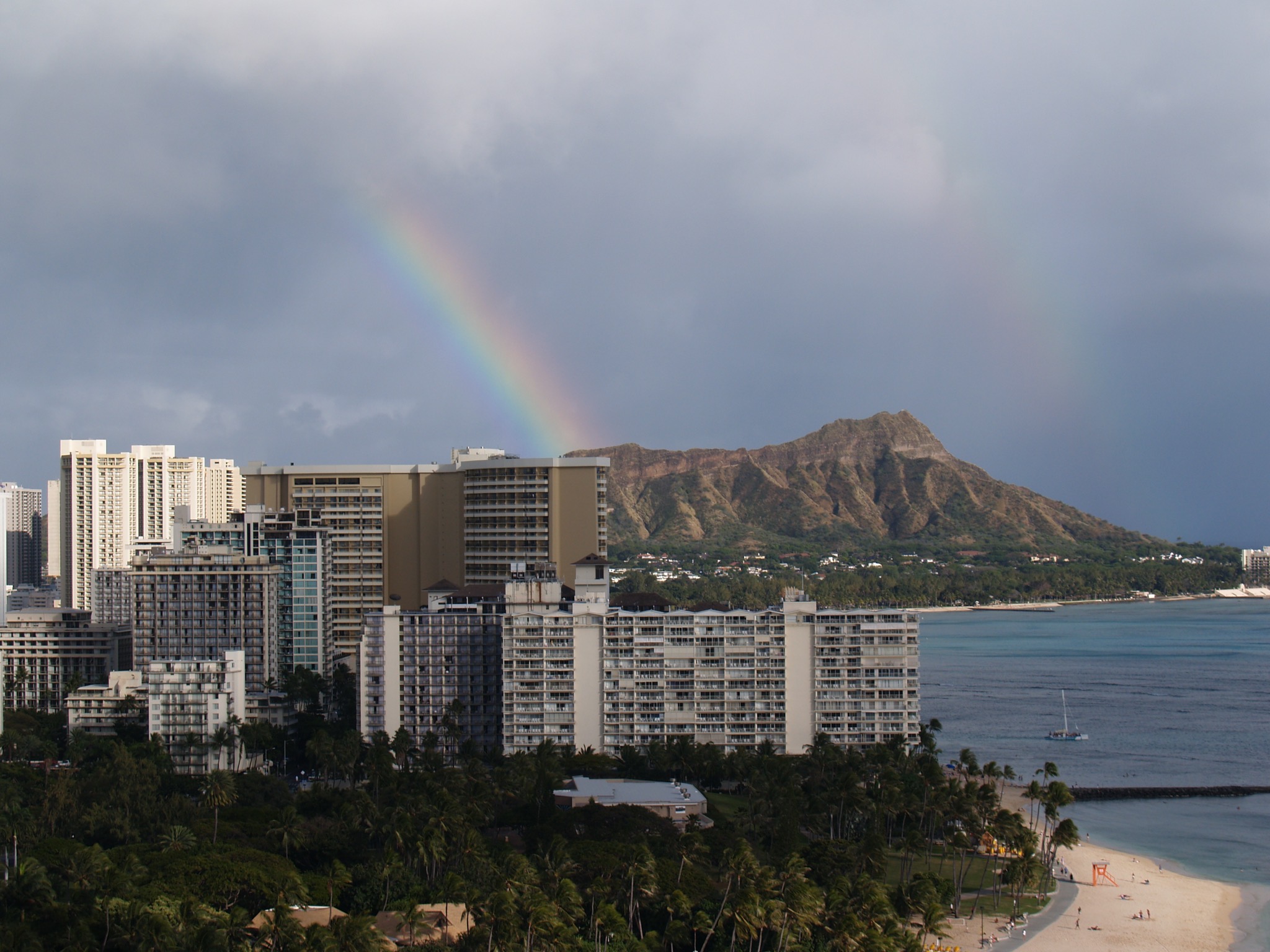 Rainbow over Diamond Head