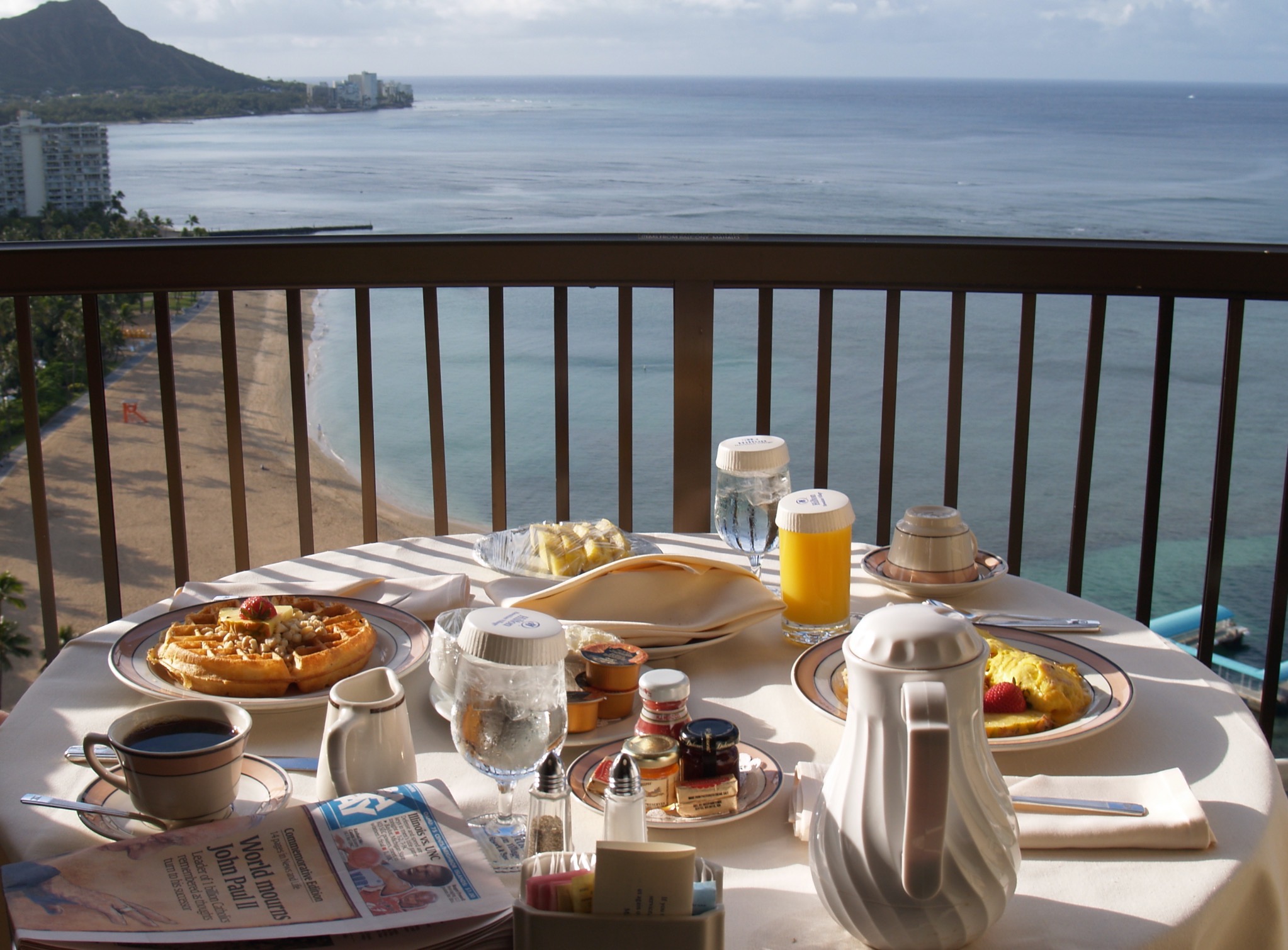 Breakfast on the lanai