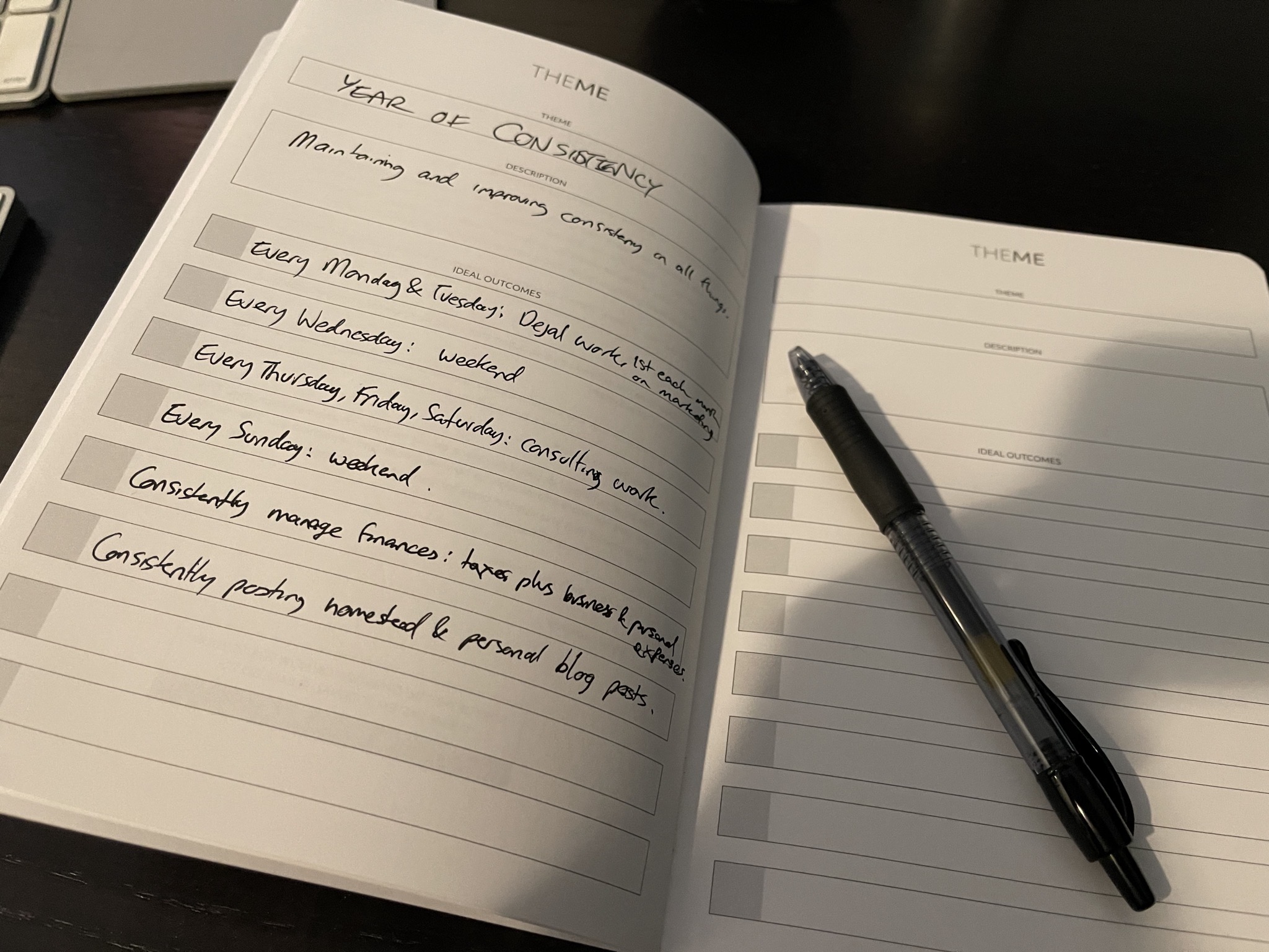 Theme page