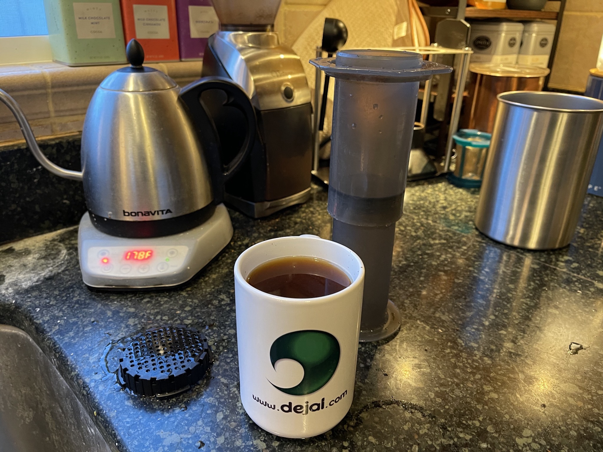 Coffee setup