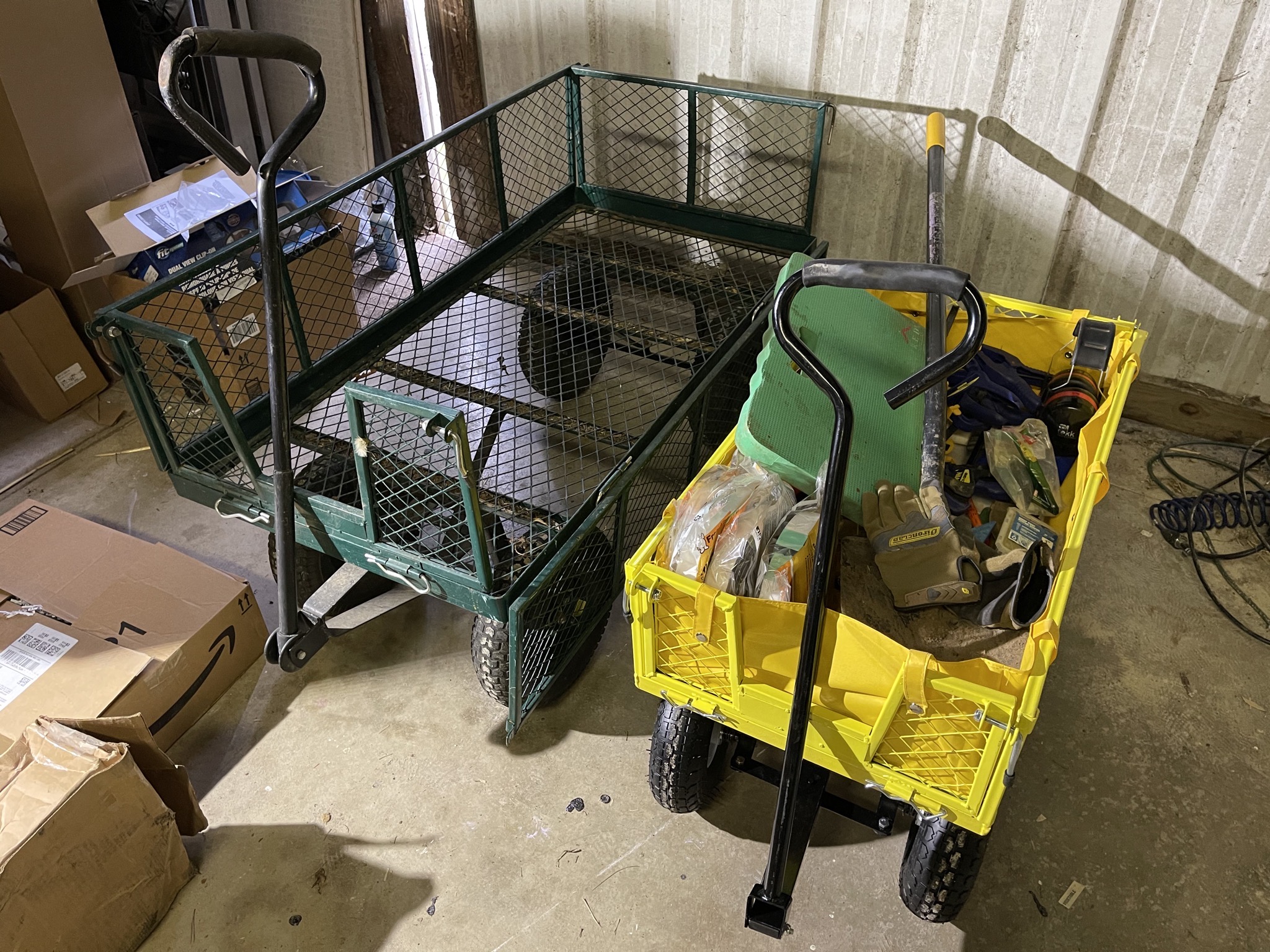 Old and new carts