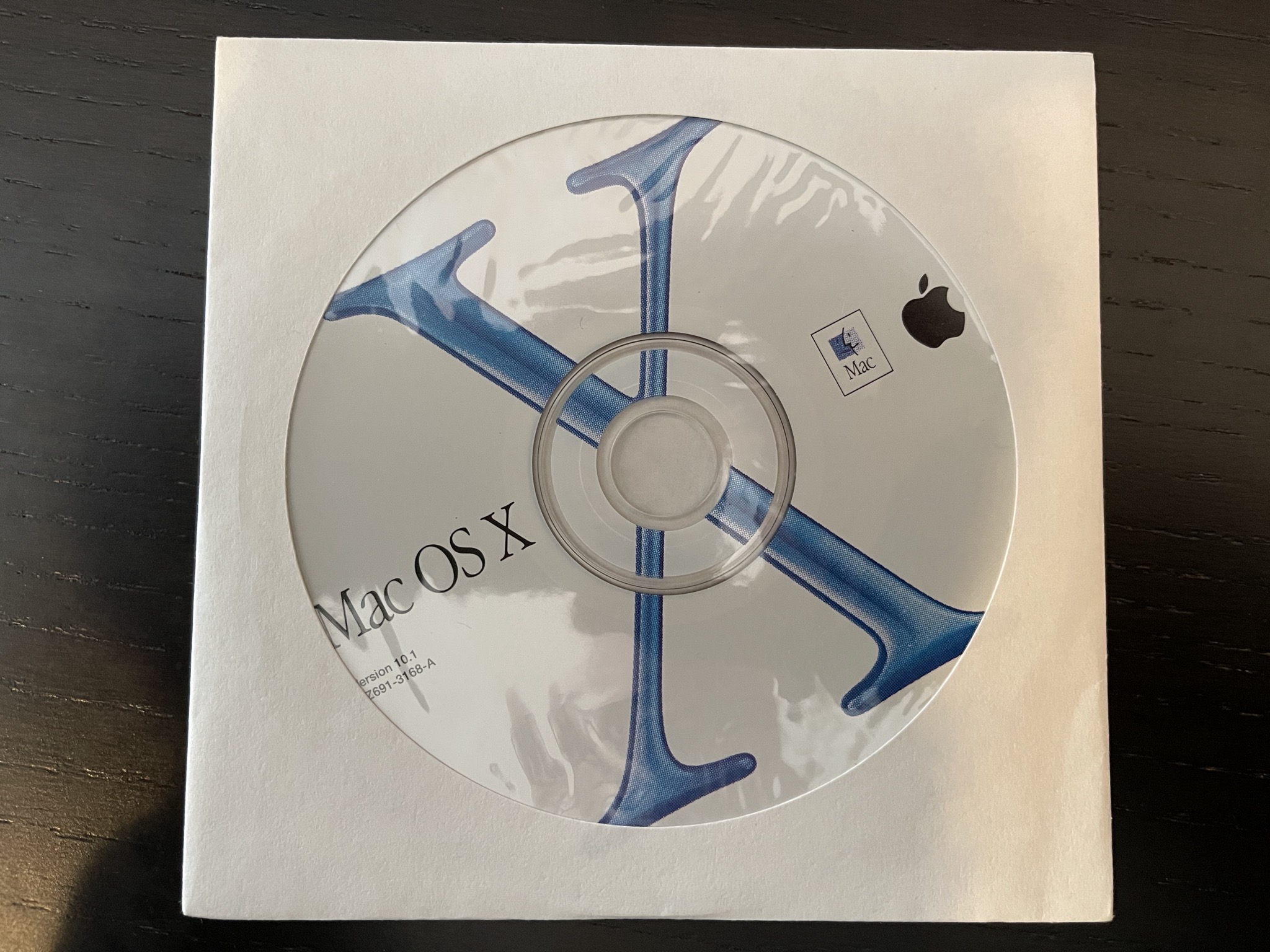 Mac OS X 10.1 installer CD-ROM