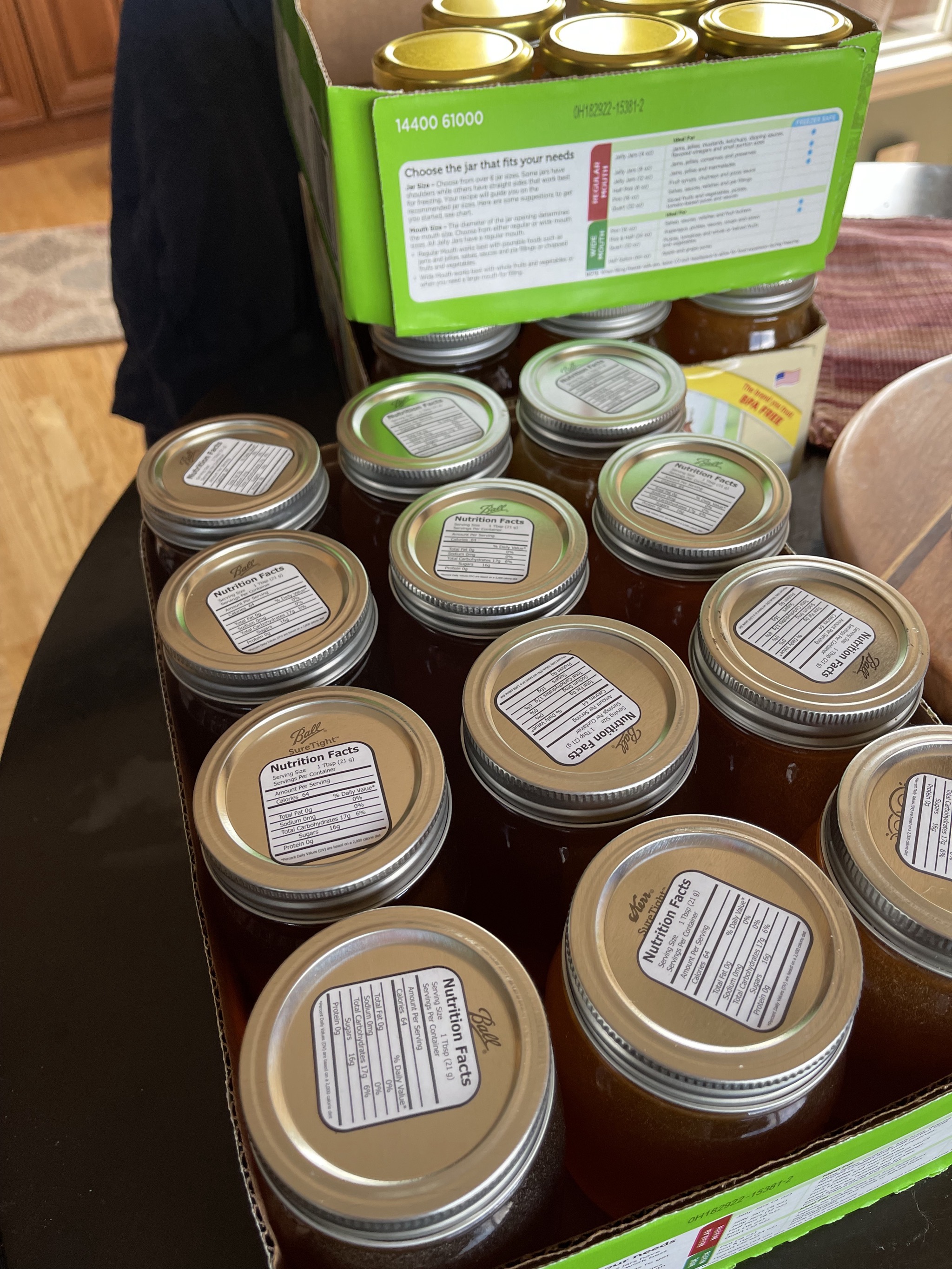 Jars of honey
