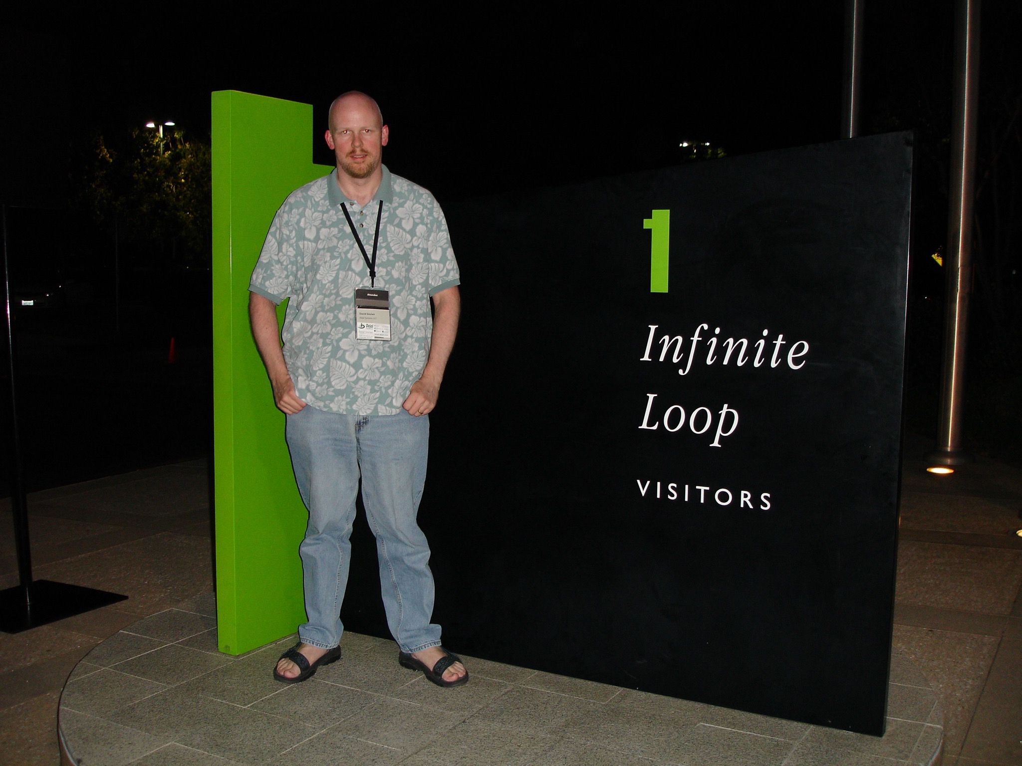 David at Apple campus
