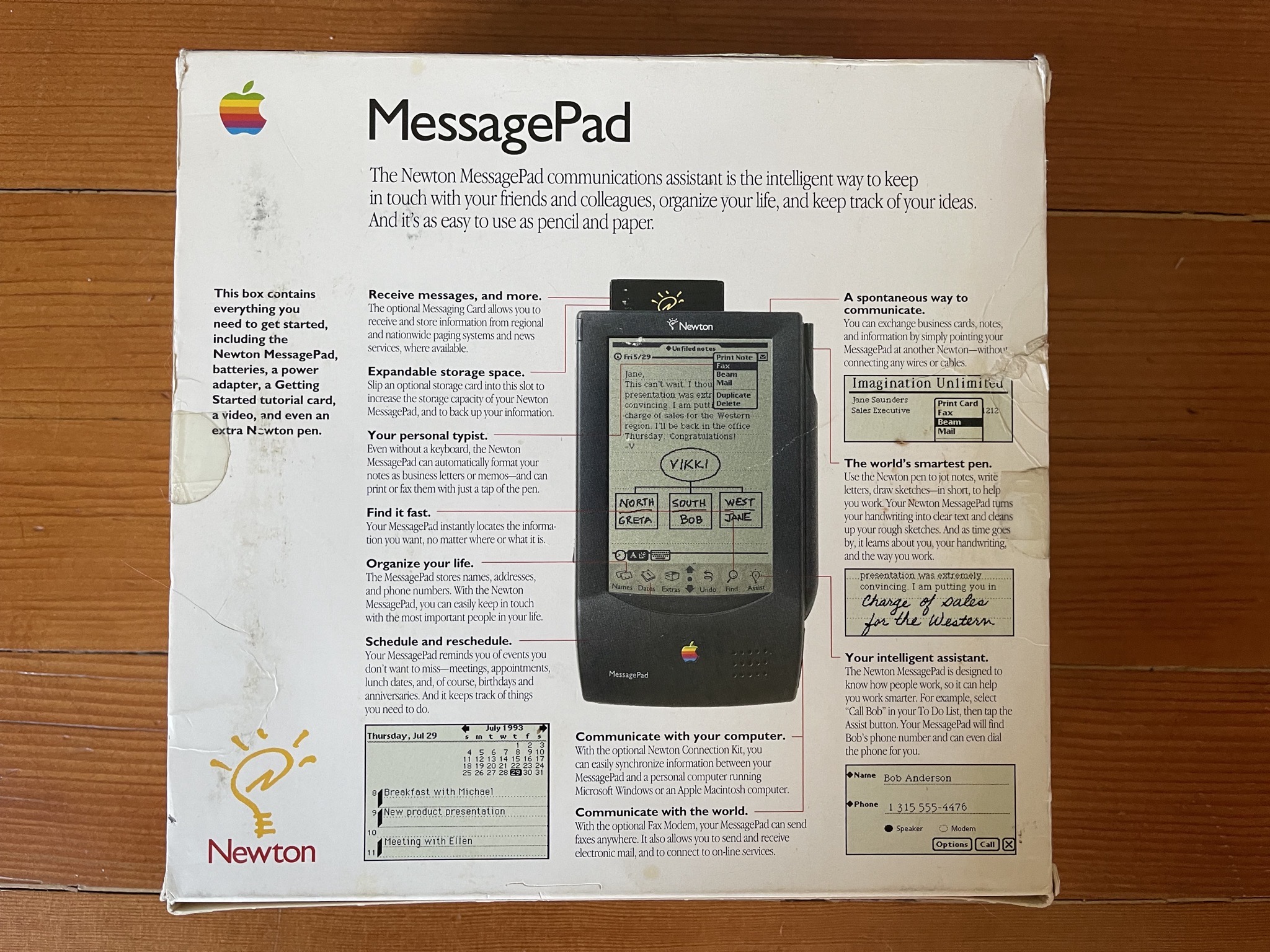 Newton MessagePad box