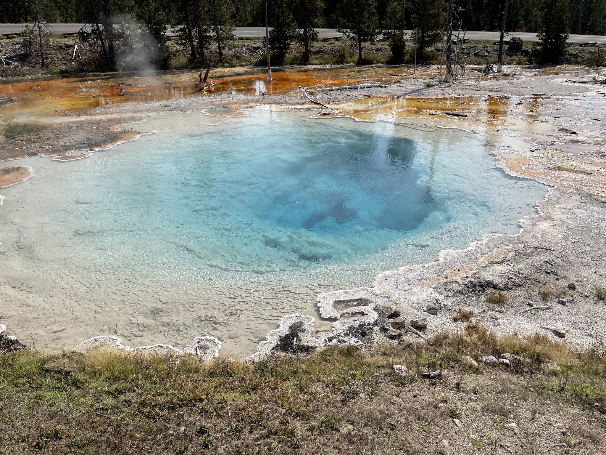 Blue thermal pool