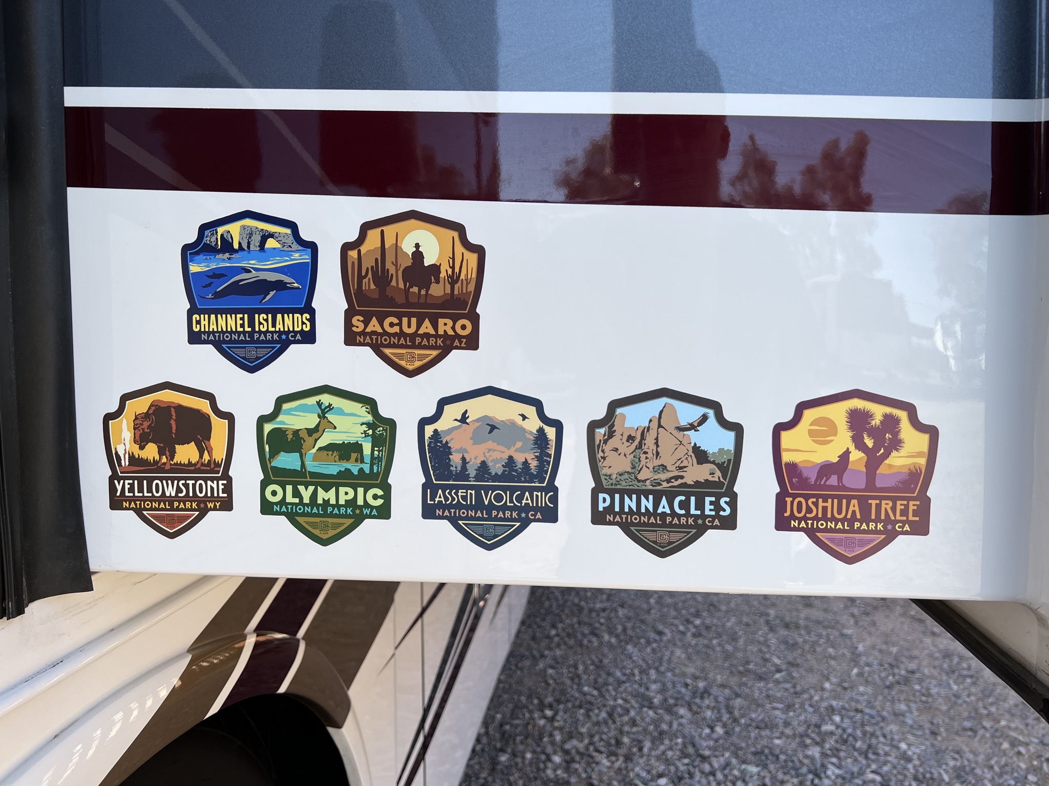 National park stickers