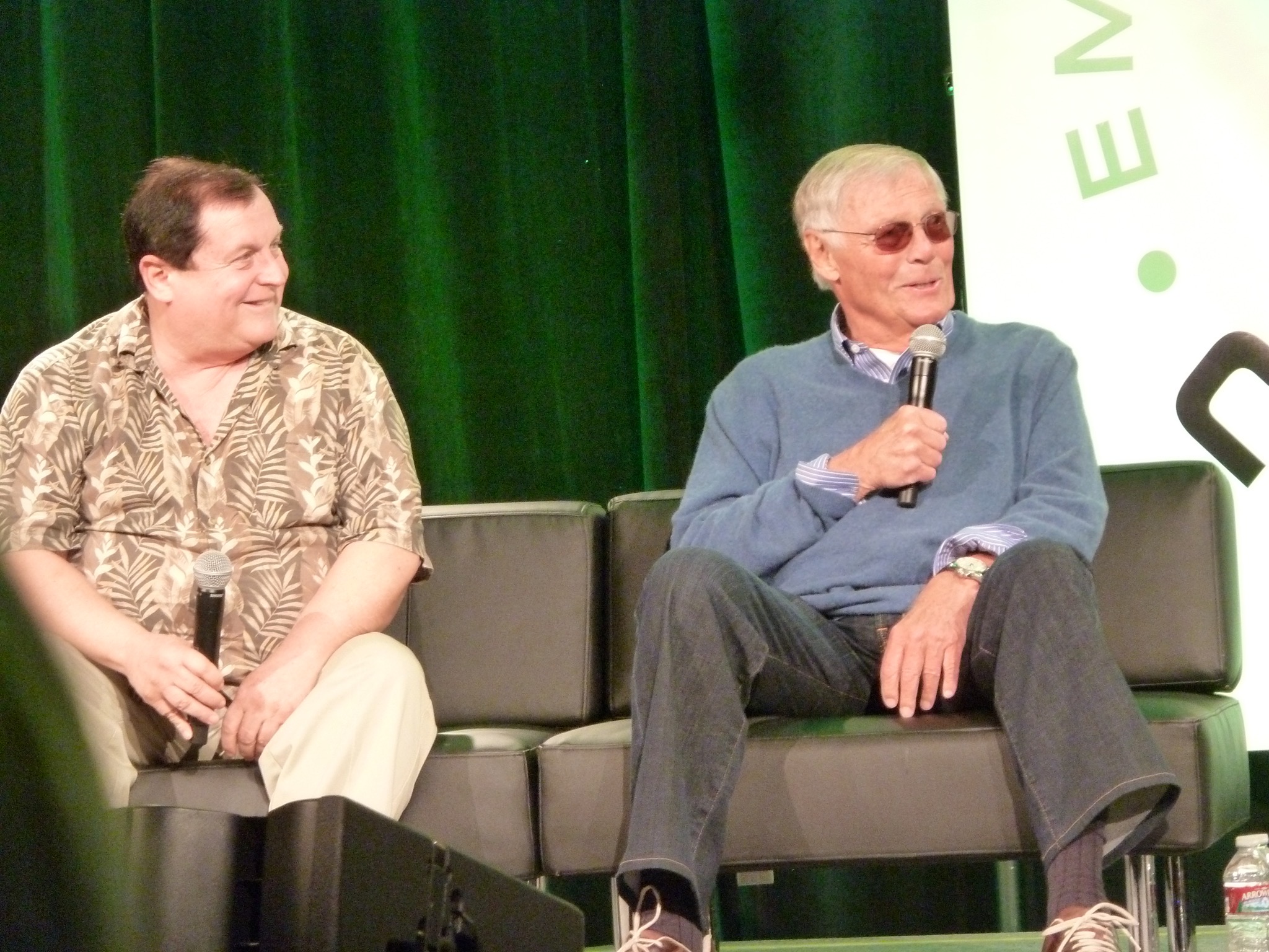 Burt Ward and Adam West