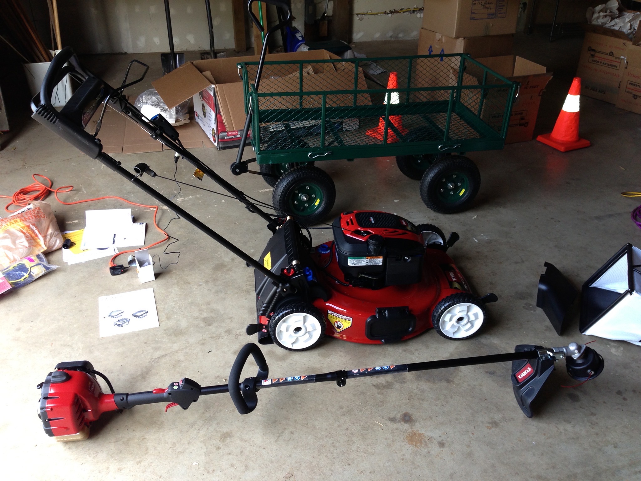 Mower, trimmer, etc