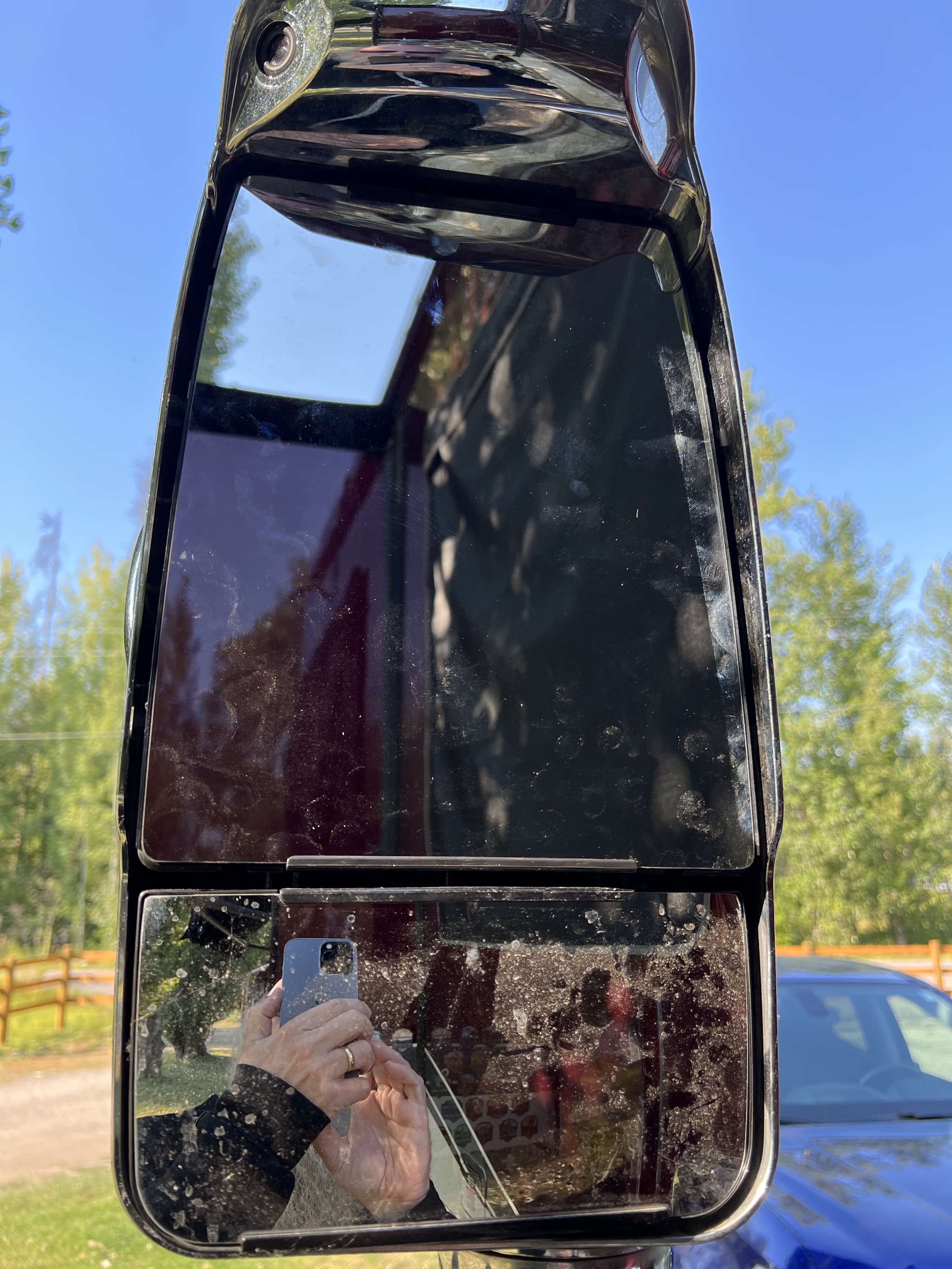 Repaired mirror
