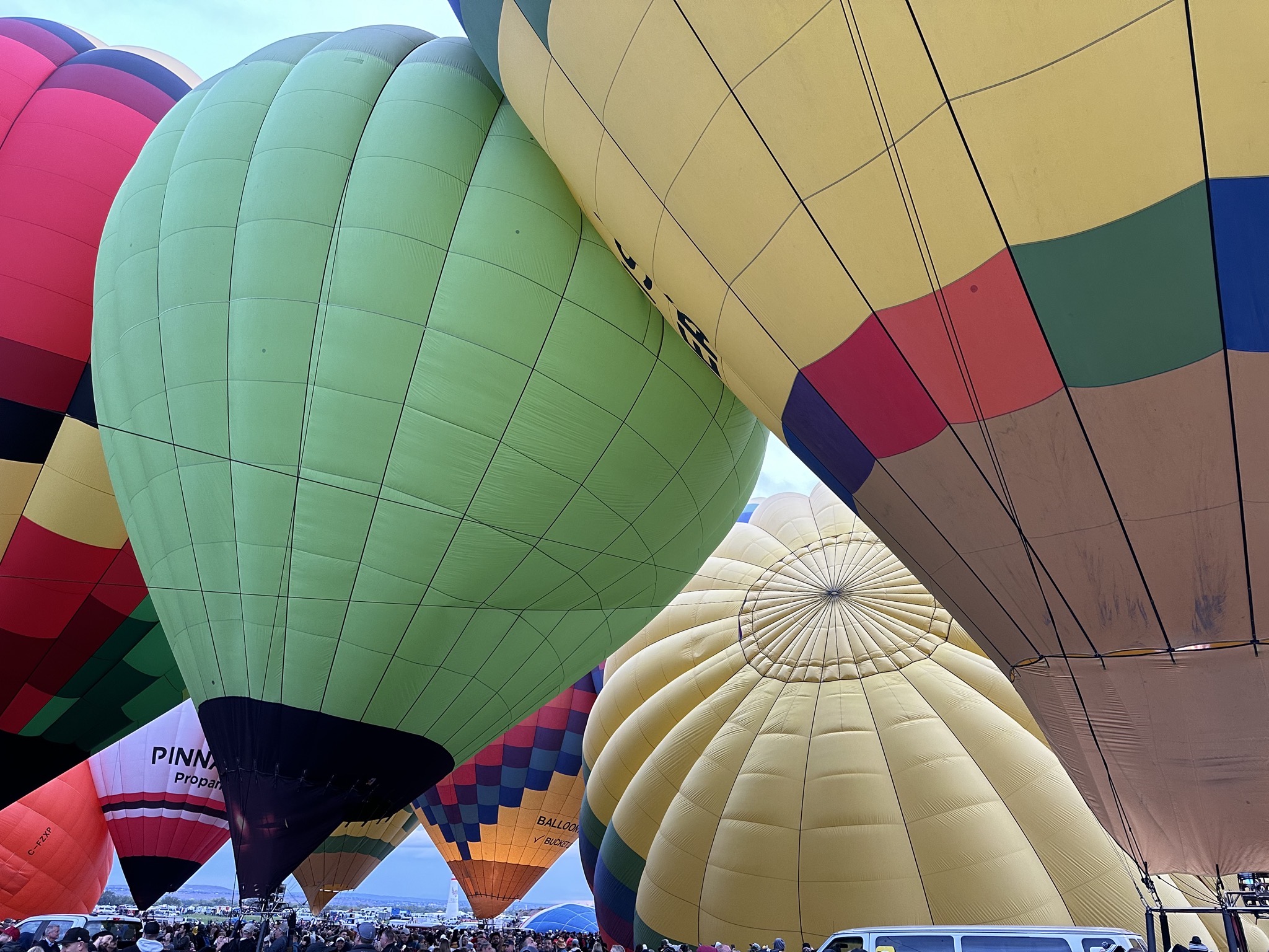 Hot air balloons