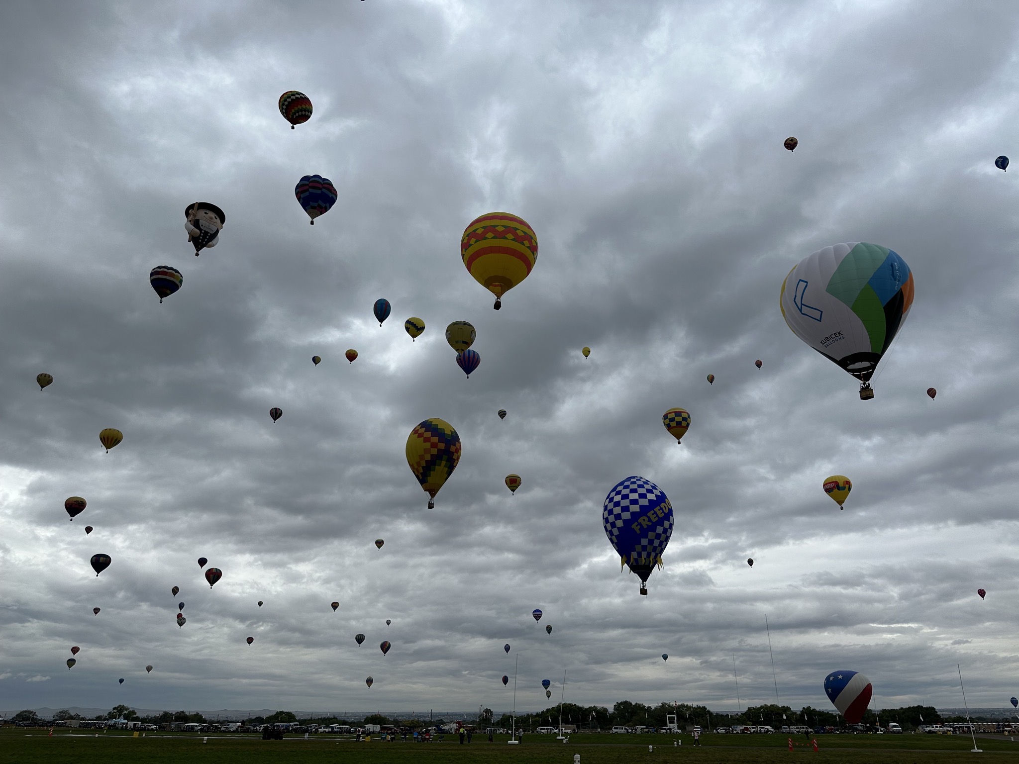 Hot air balloons