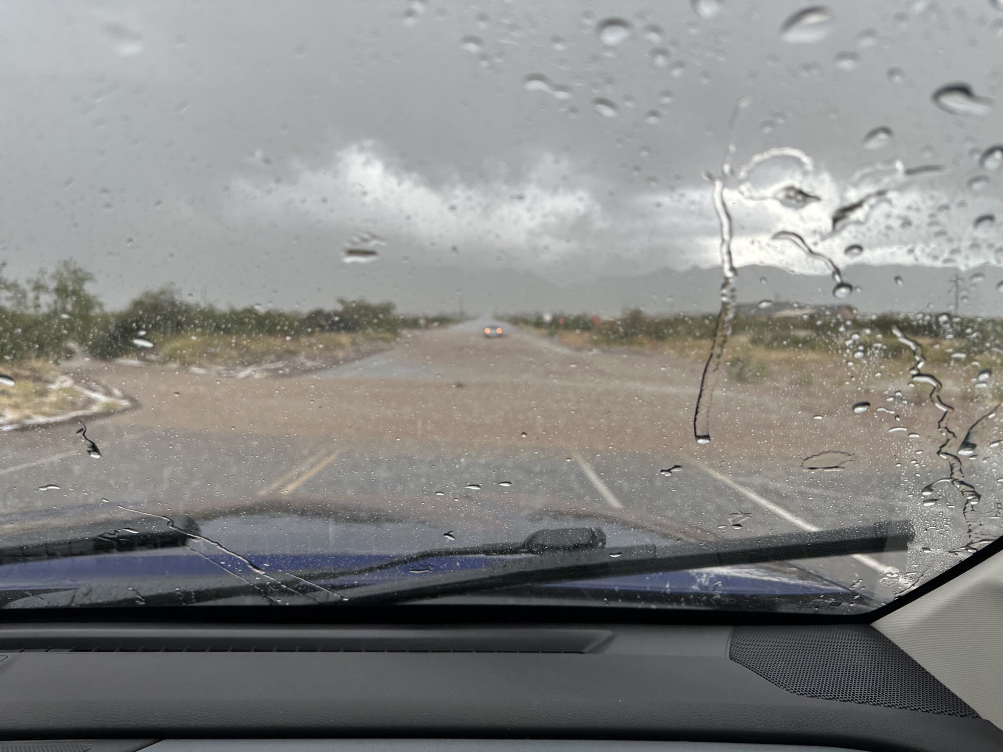 Flooded road