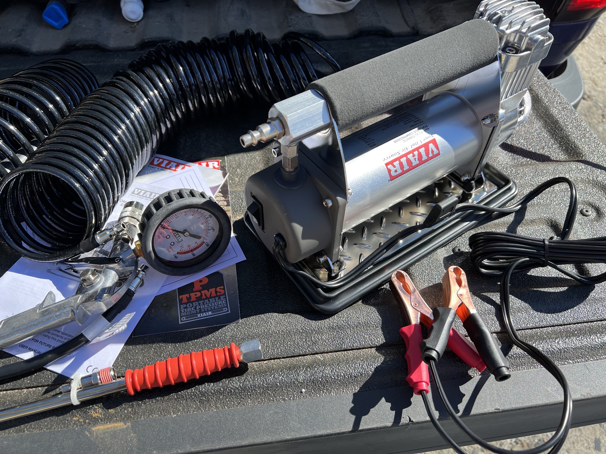 VIAIR tire inflation compressor