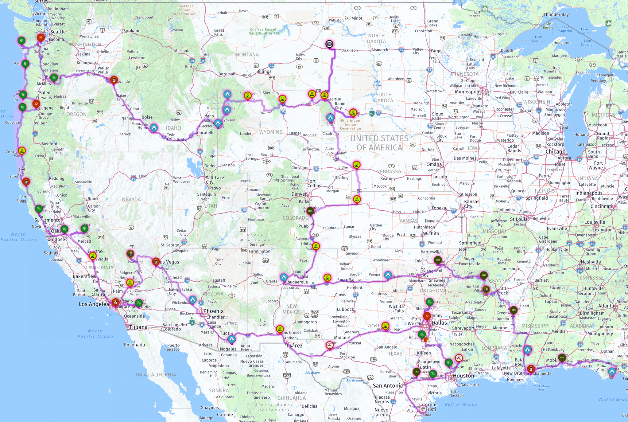 Route map 2023