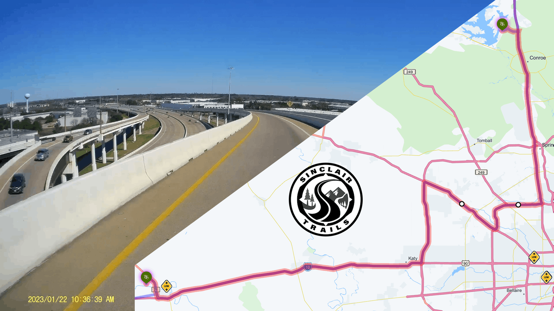 Columbus to Lake Conroe Texas