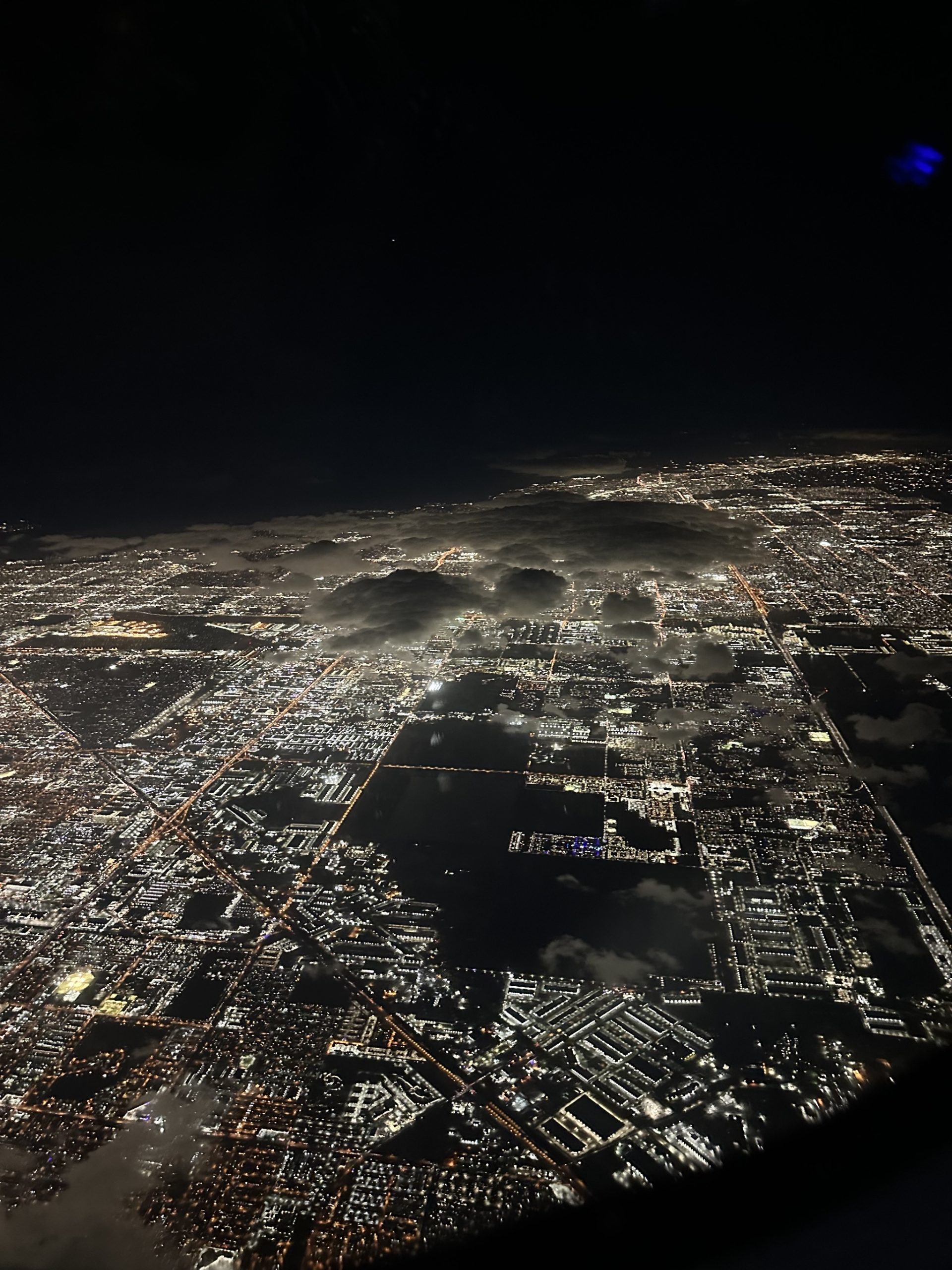 From the plane