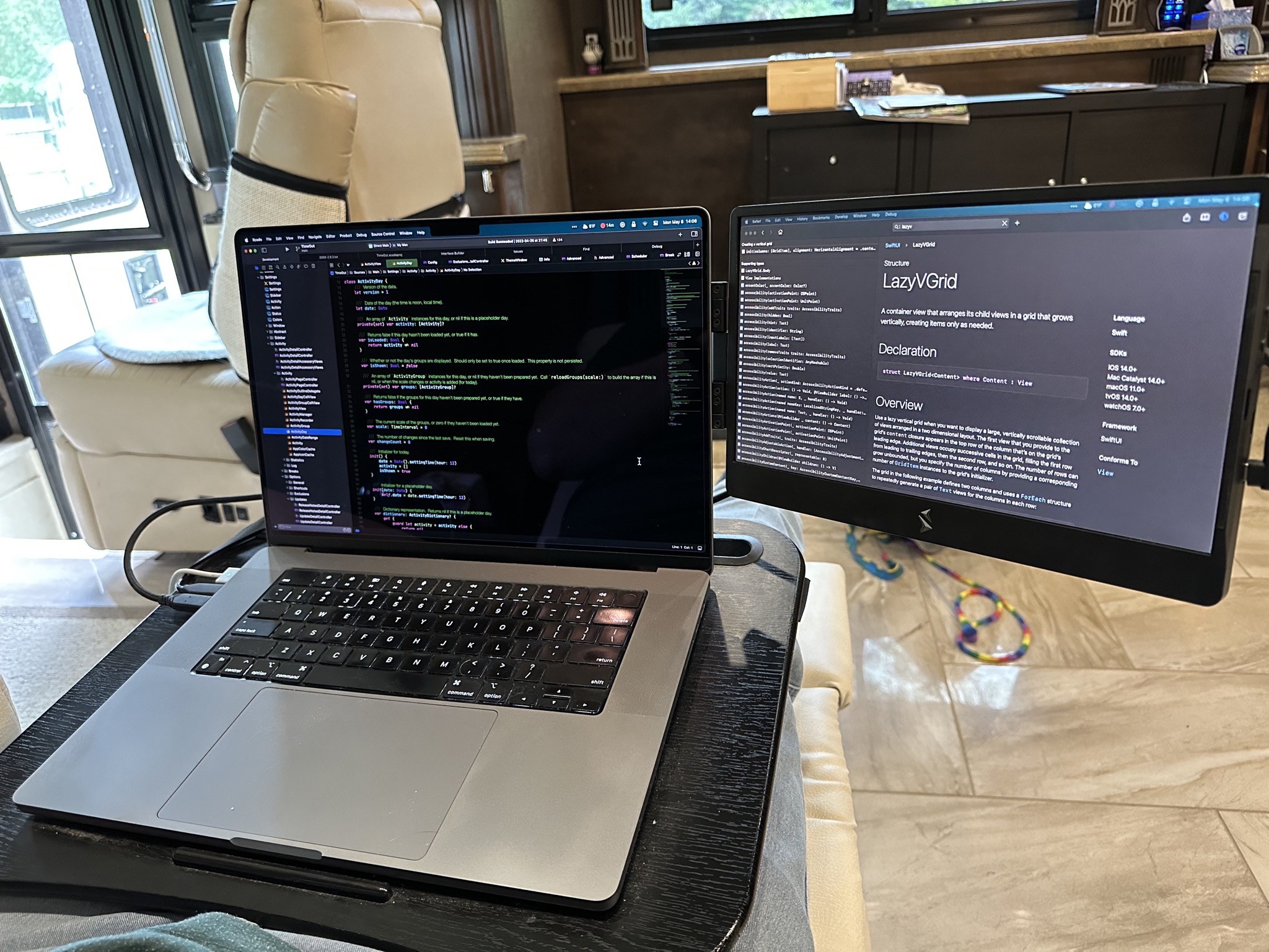 David’s lap desk
