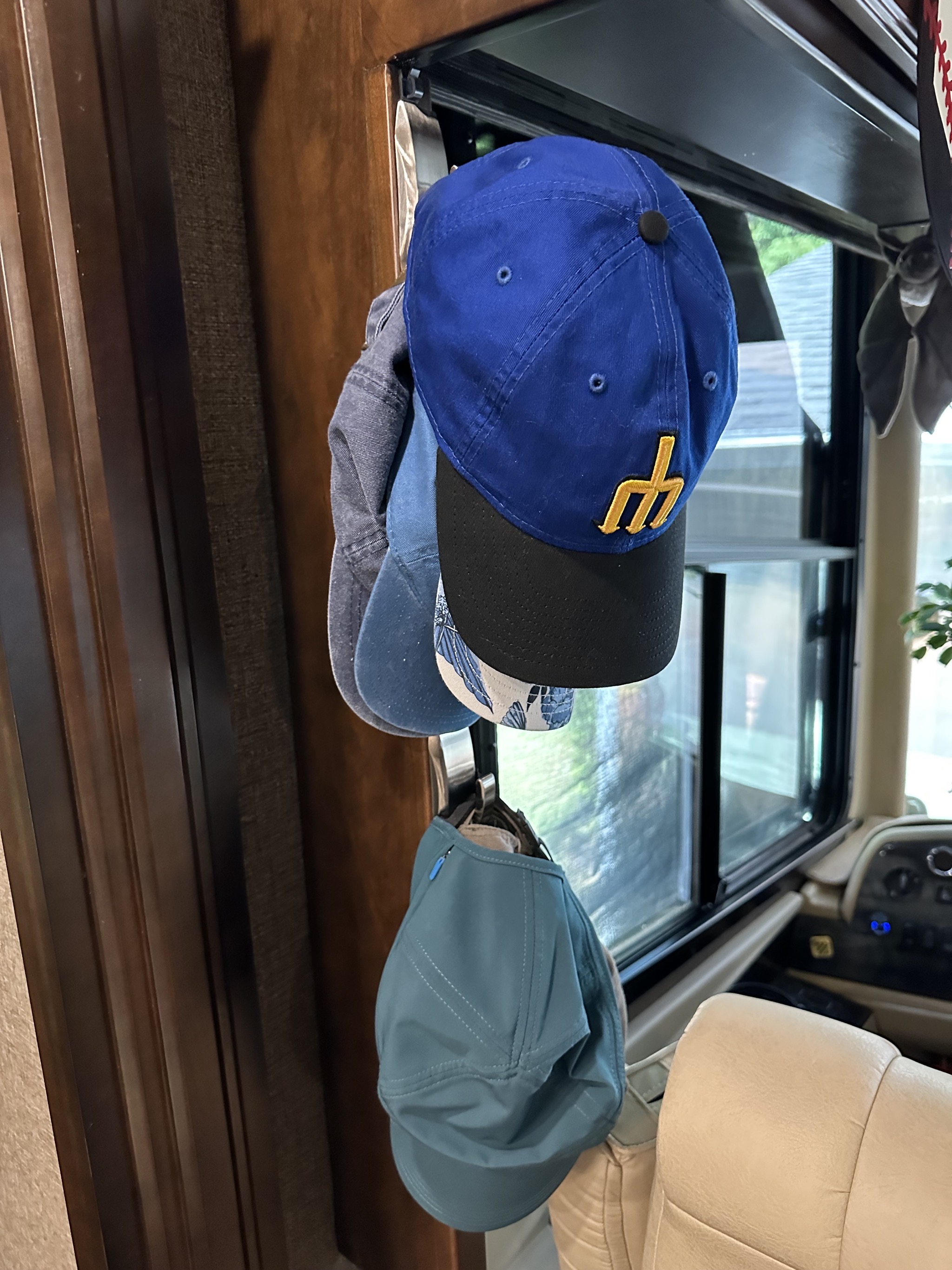 Hats on hooks