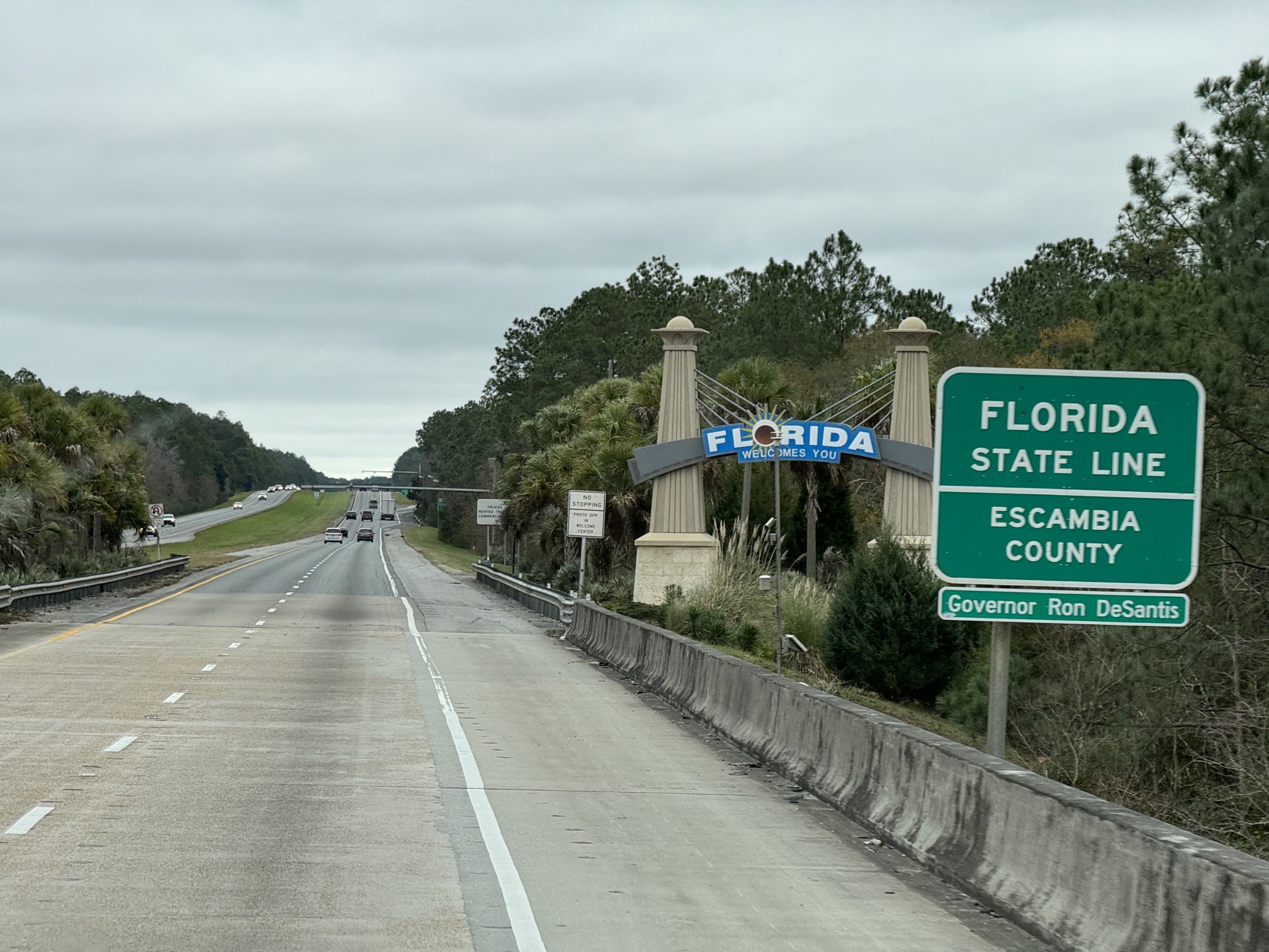 Florida State Line signs