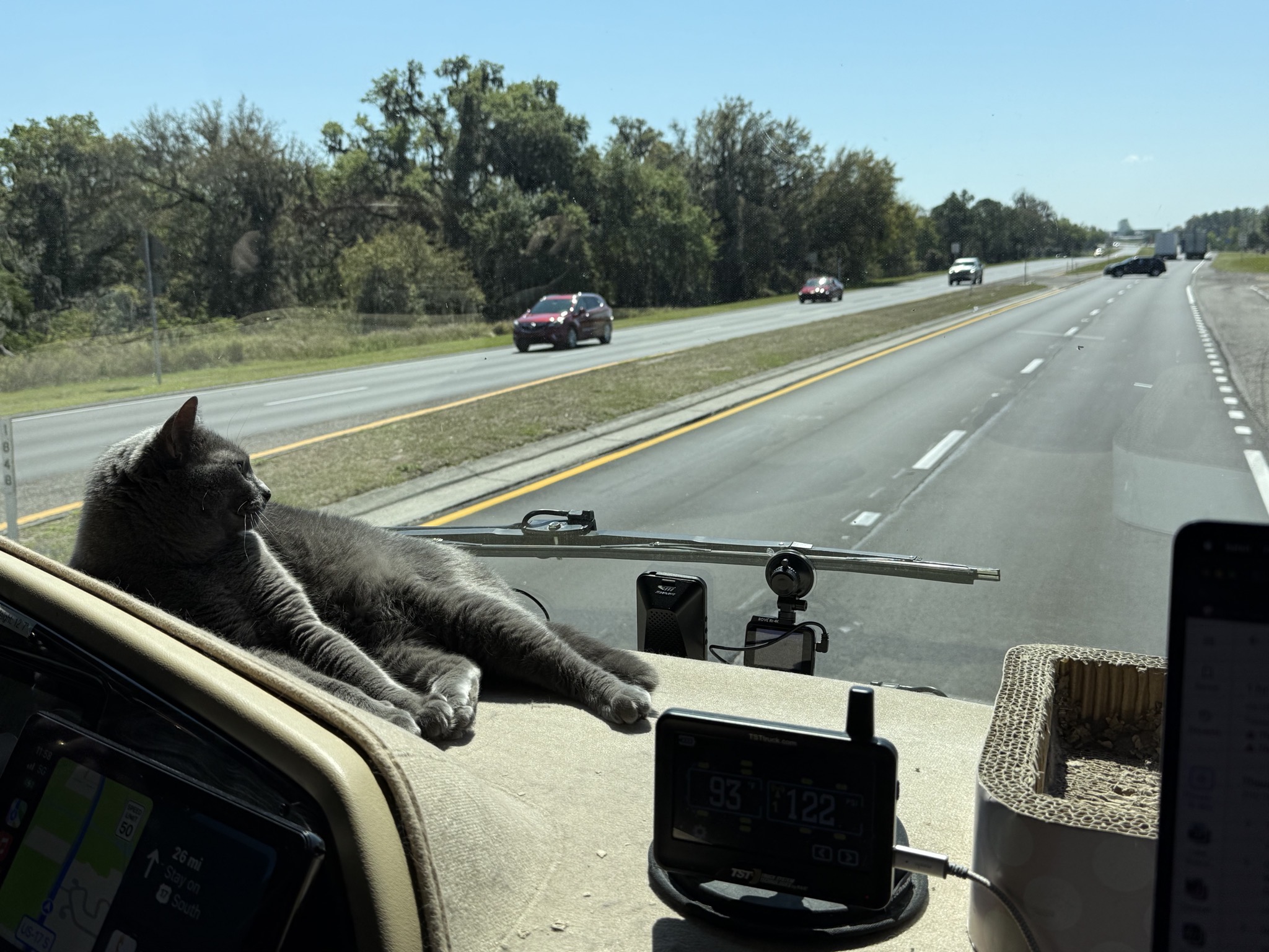 Paladin on RV dash