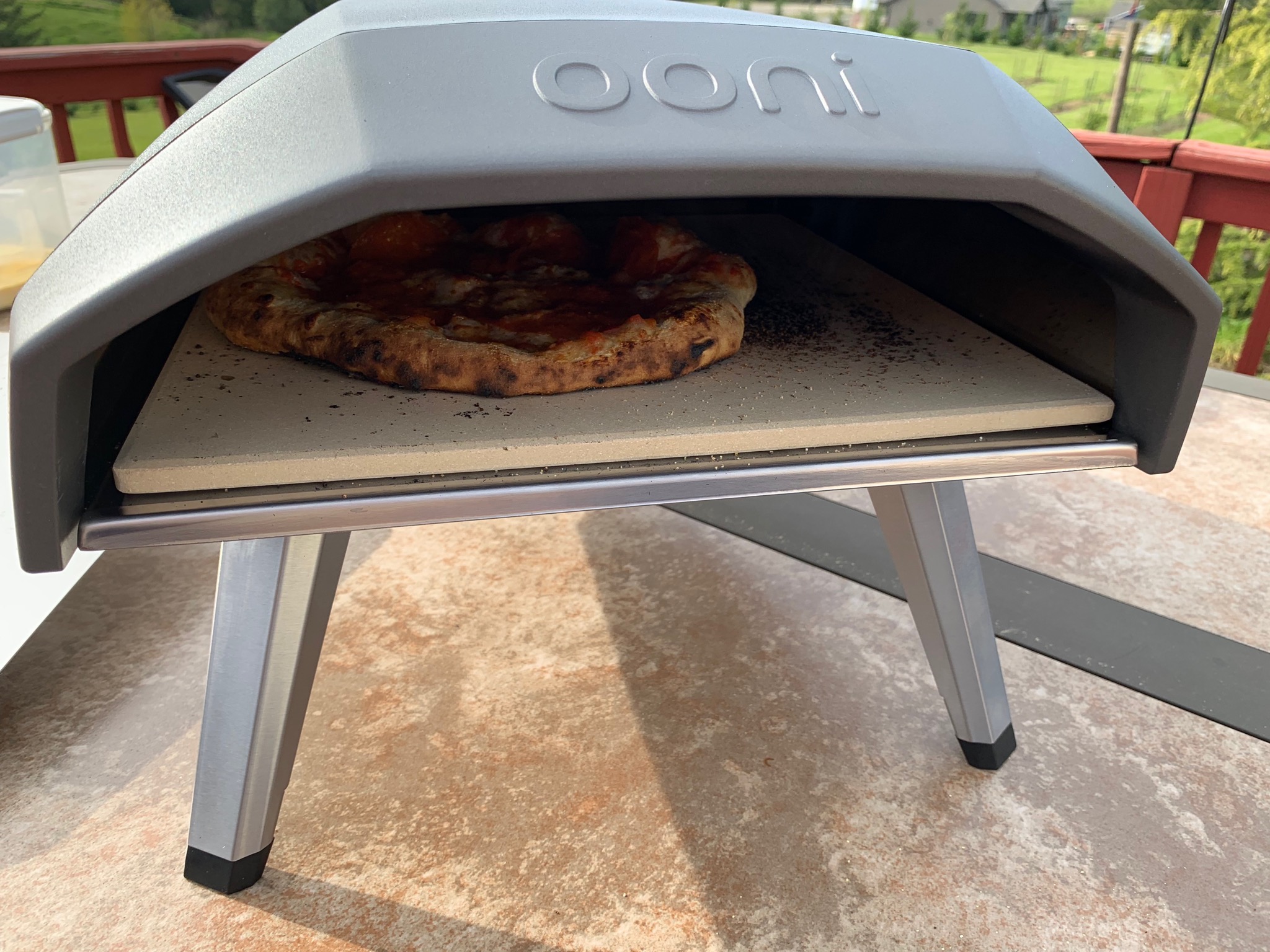 The first pizza