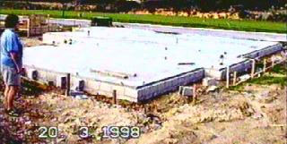 Concrete floor