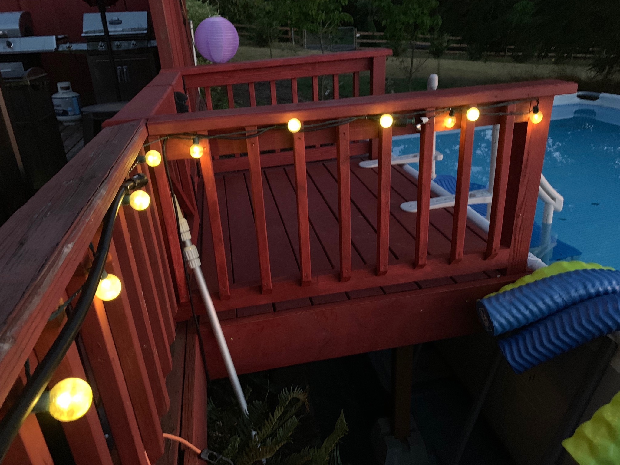Pool extension lights