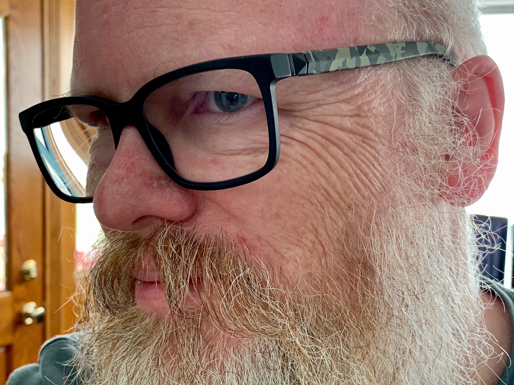 David's new glasses