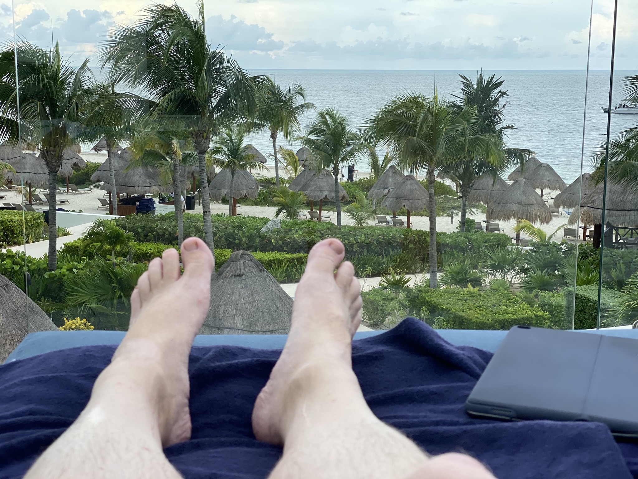 View from deck