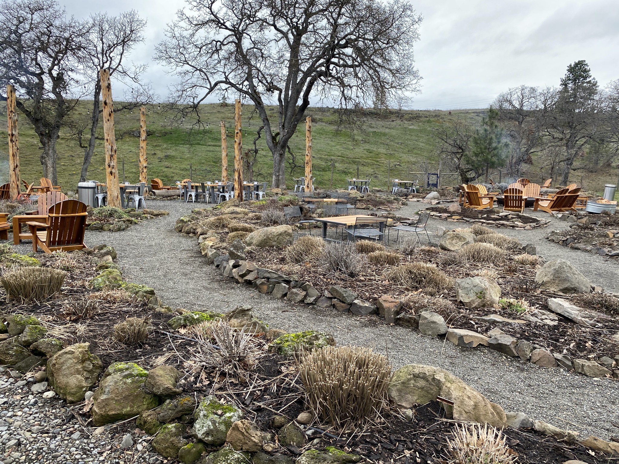 Syncline Winery landscaping