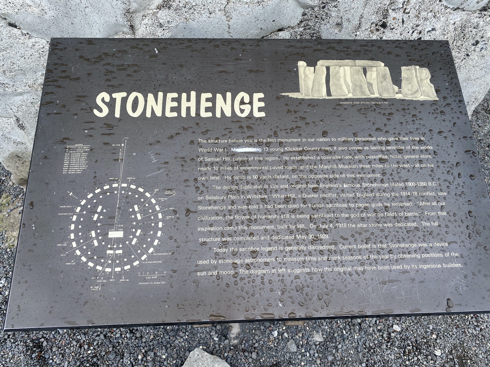 Stonehenge replica