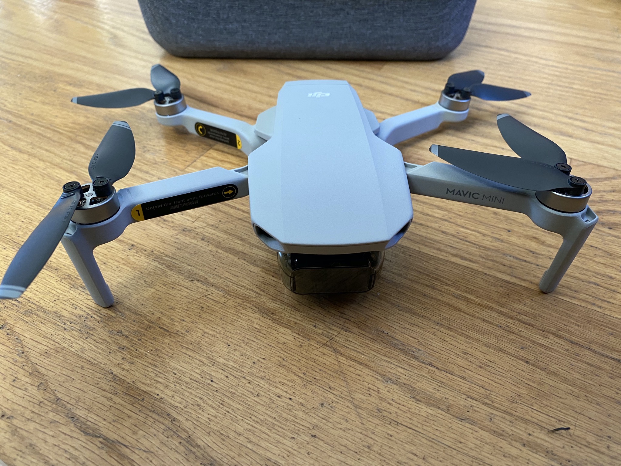 Unfolded drone