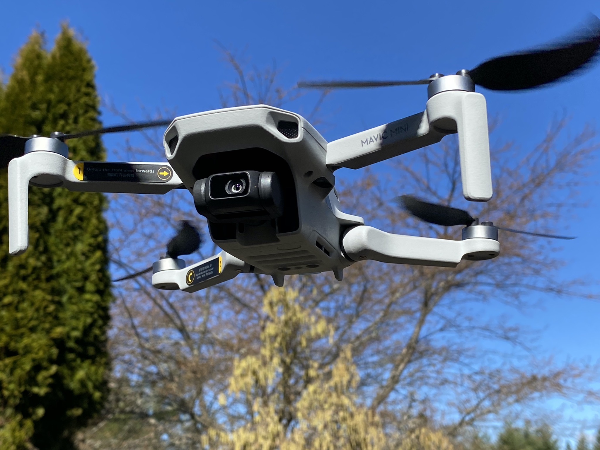 Drone hovering