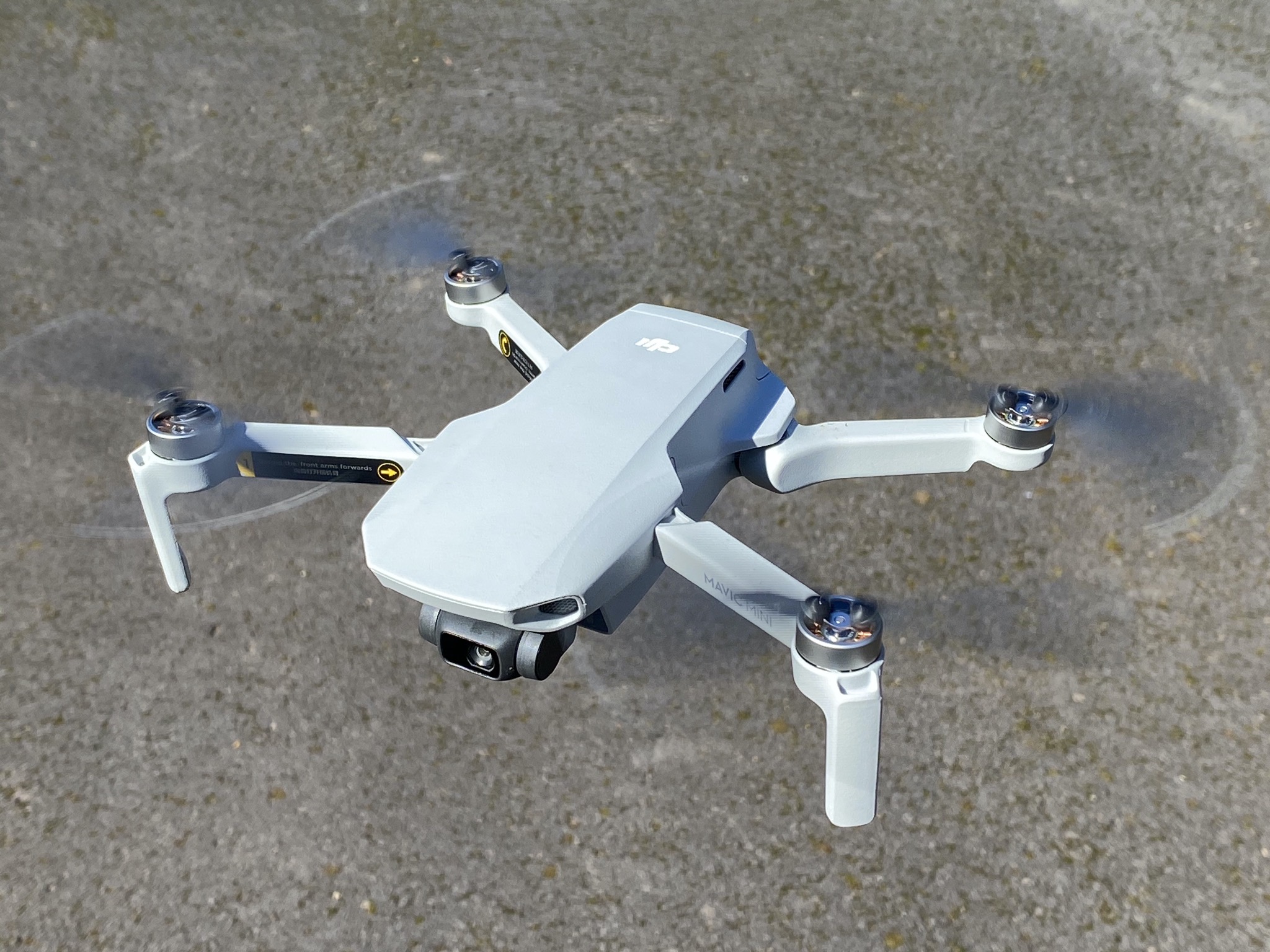 Drone hovering
