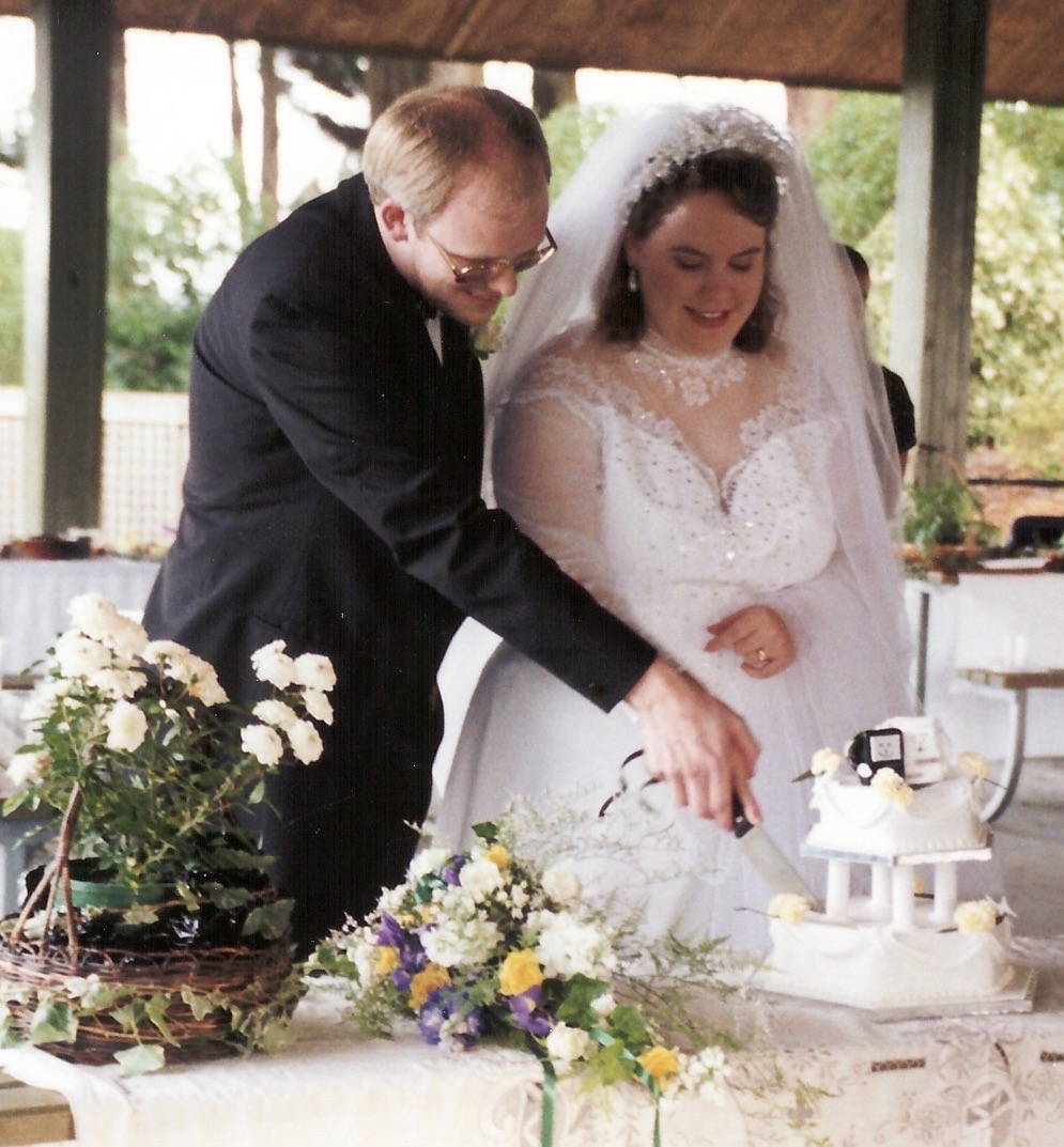 Cutting the cake
