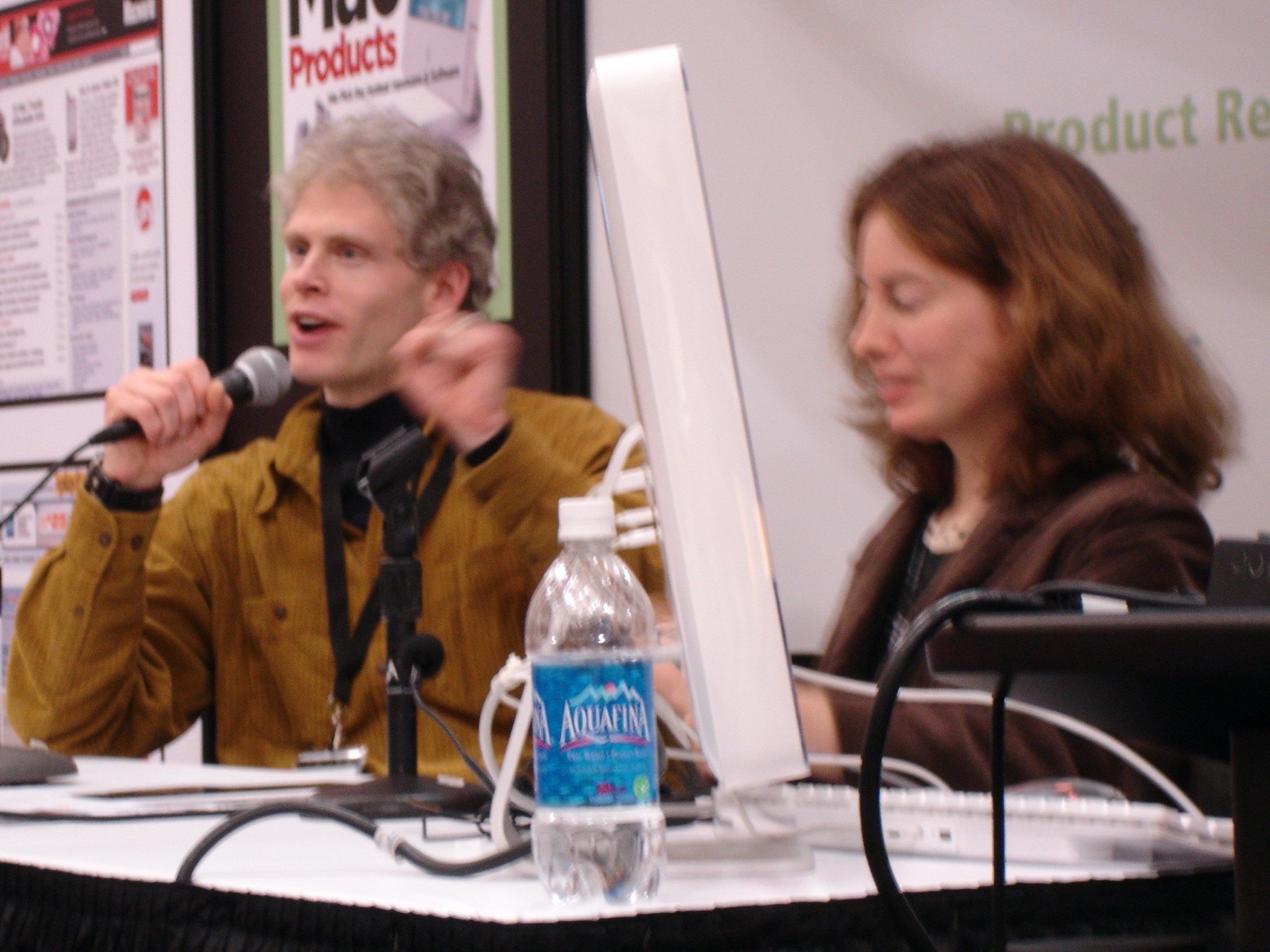 Adam and Tonya Engst at Macworld 2007