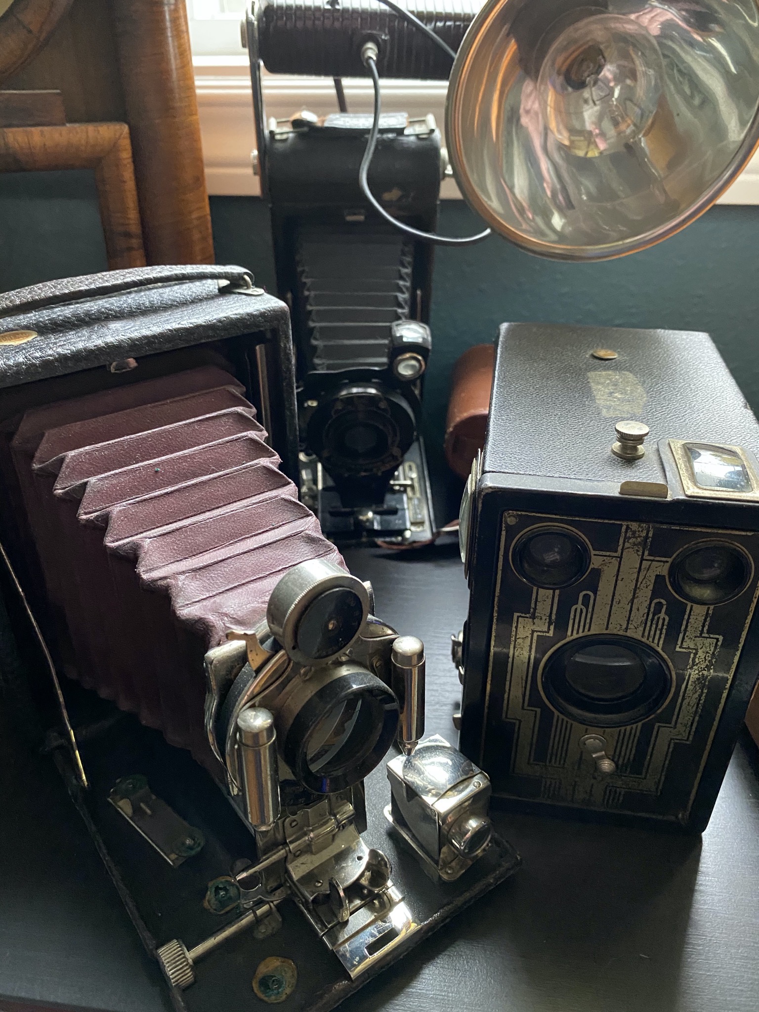 Antique cameras
