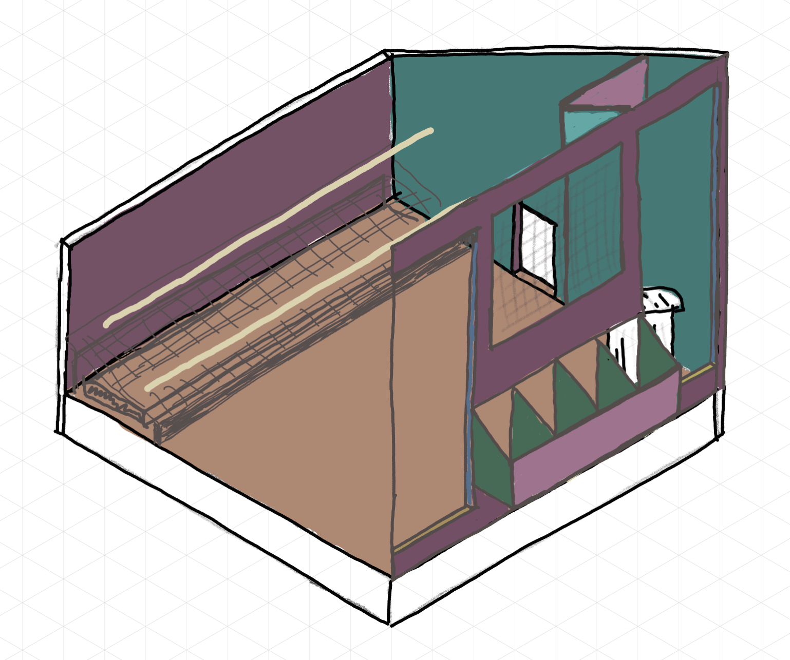 Early chicken coop design