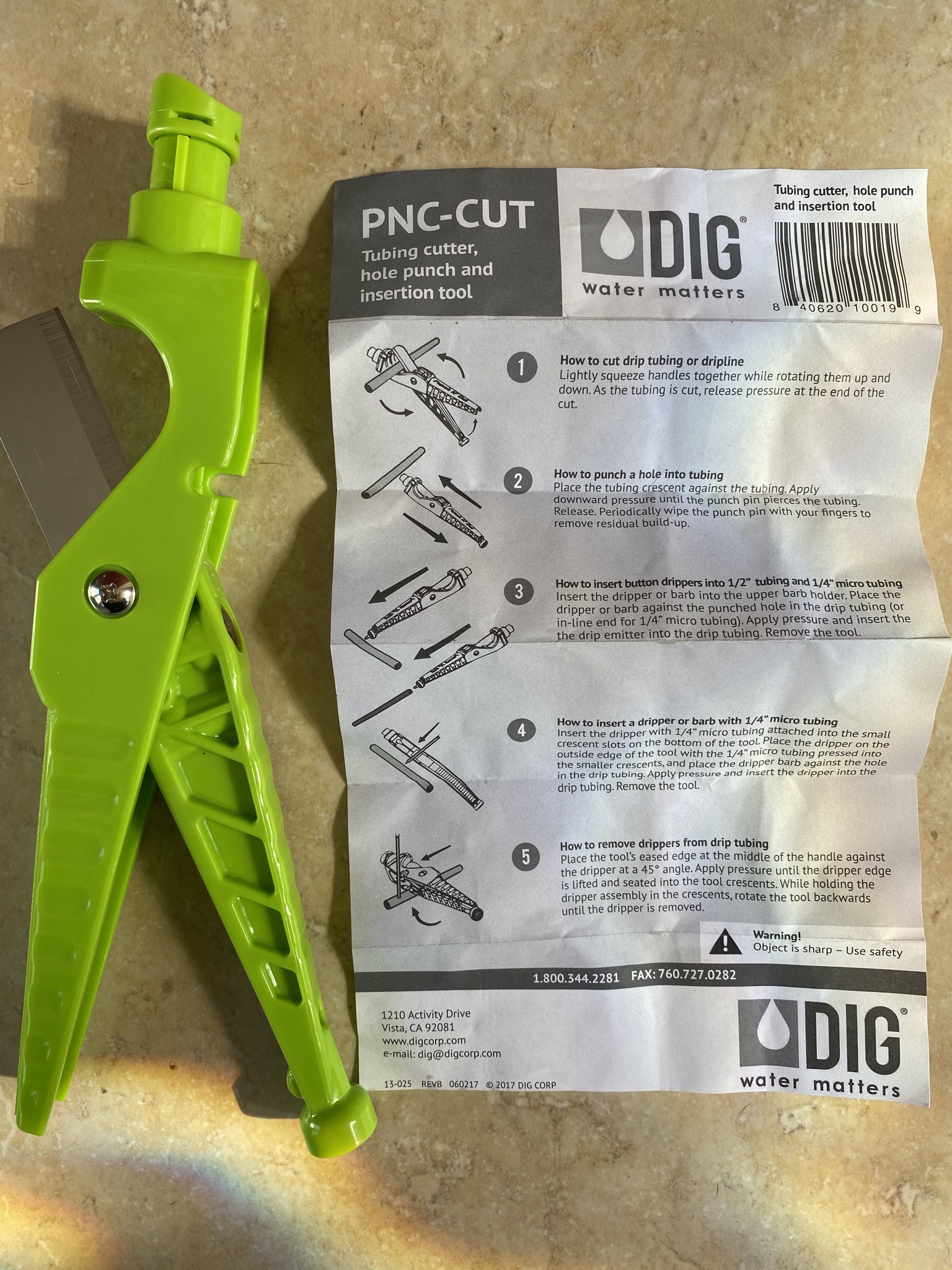 Irrigation pipe tool