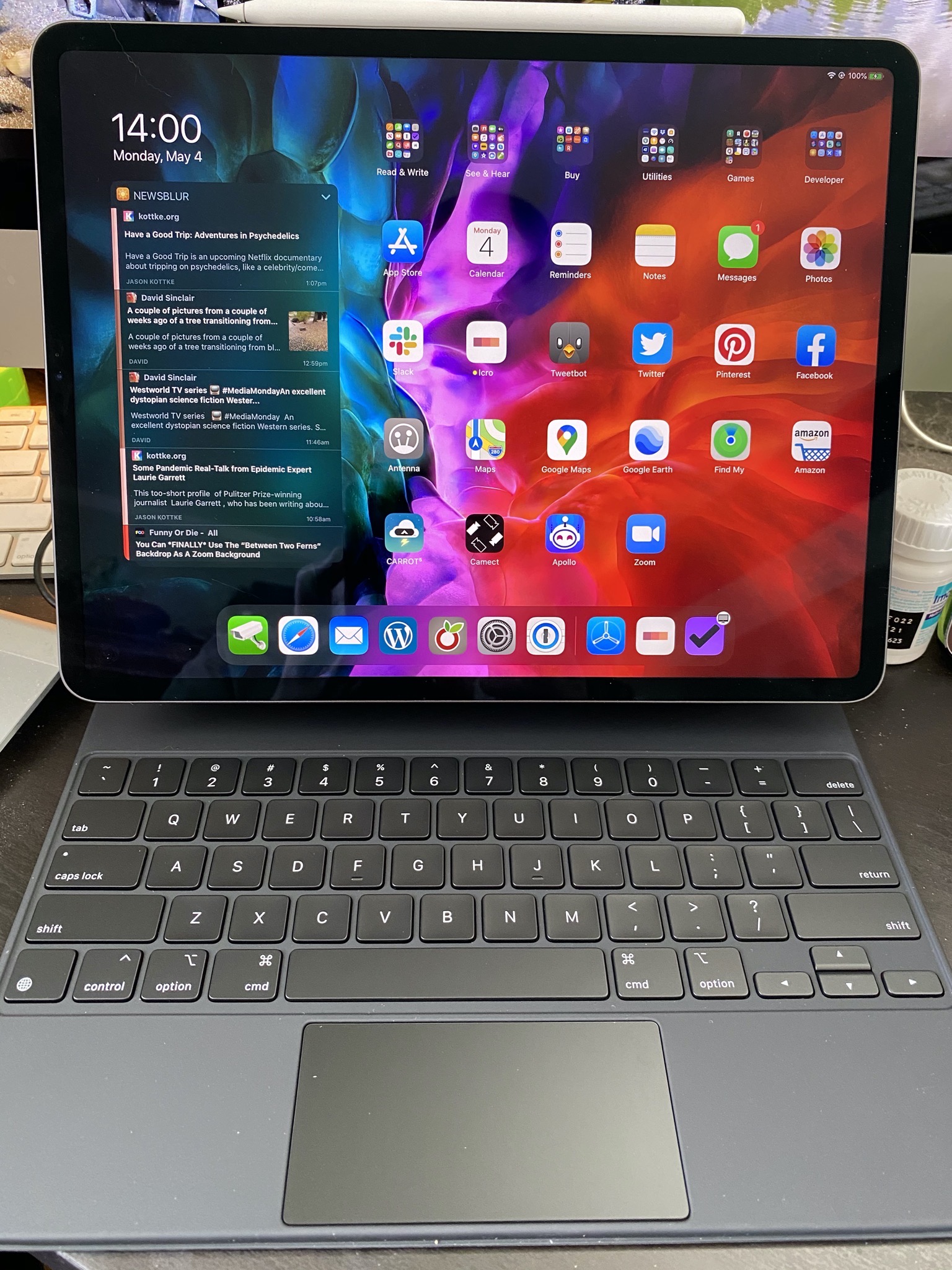 iPad Pro on Magic Keyboard