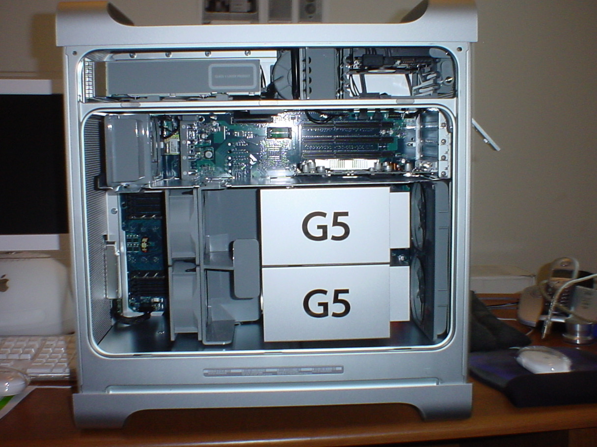 Power Mac G5 open side