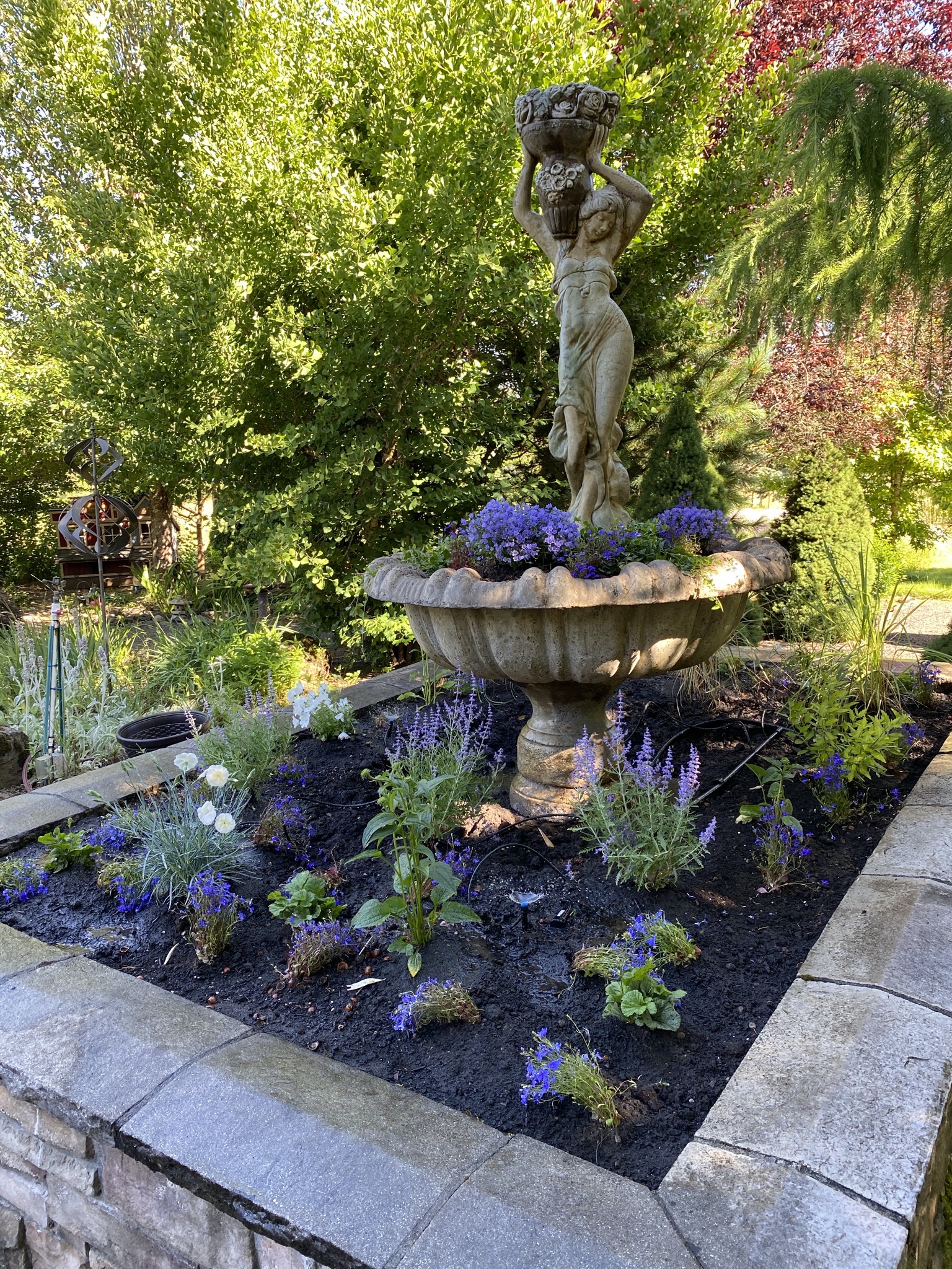 Fountain garden