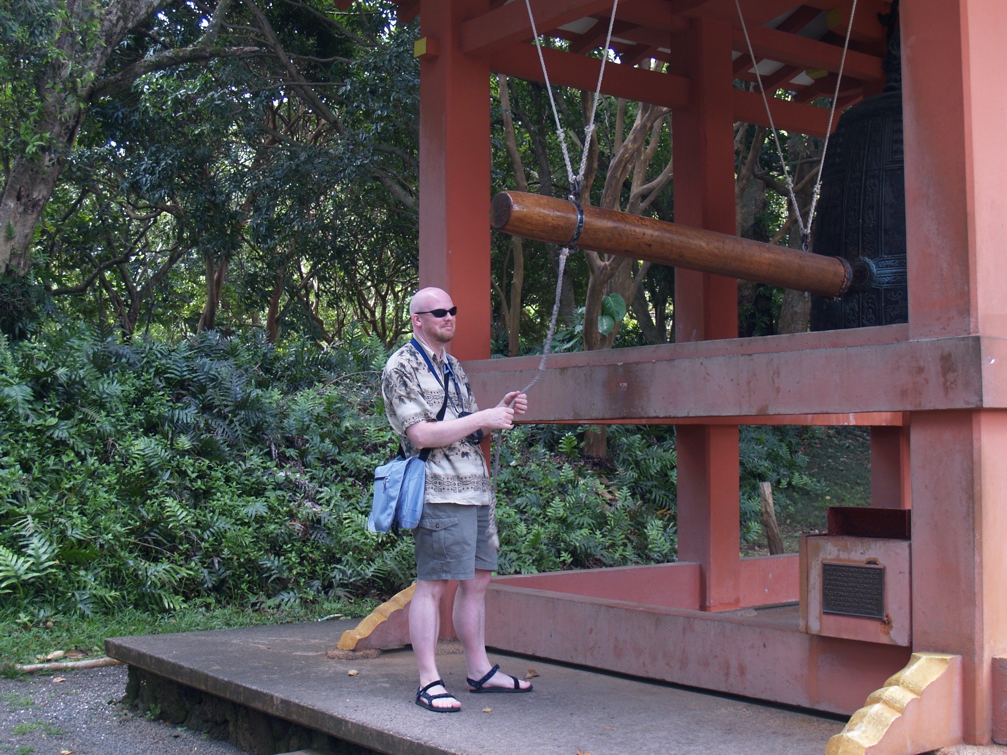 David at Byodo-In Temple